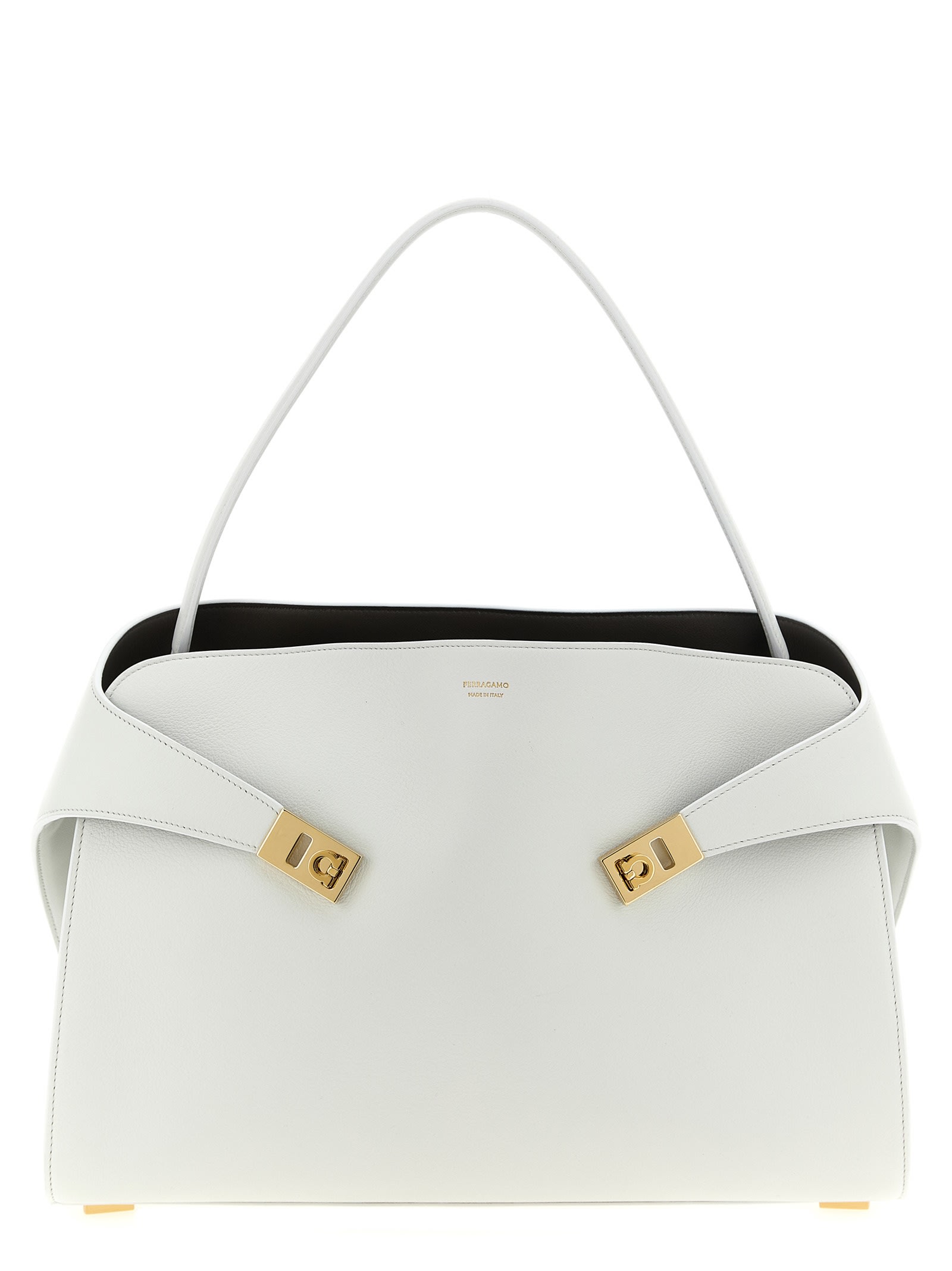 Shop Ferragamo Hug Soft M Shoulder Bag