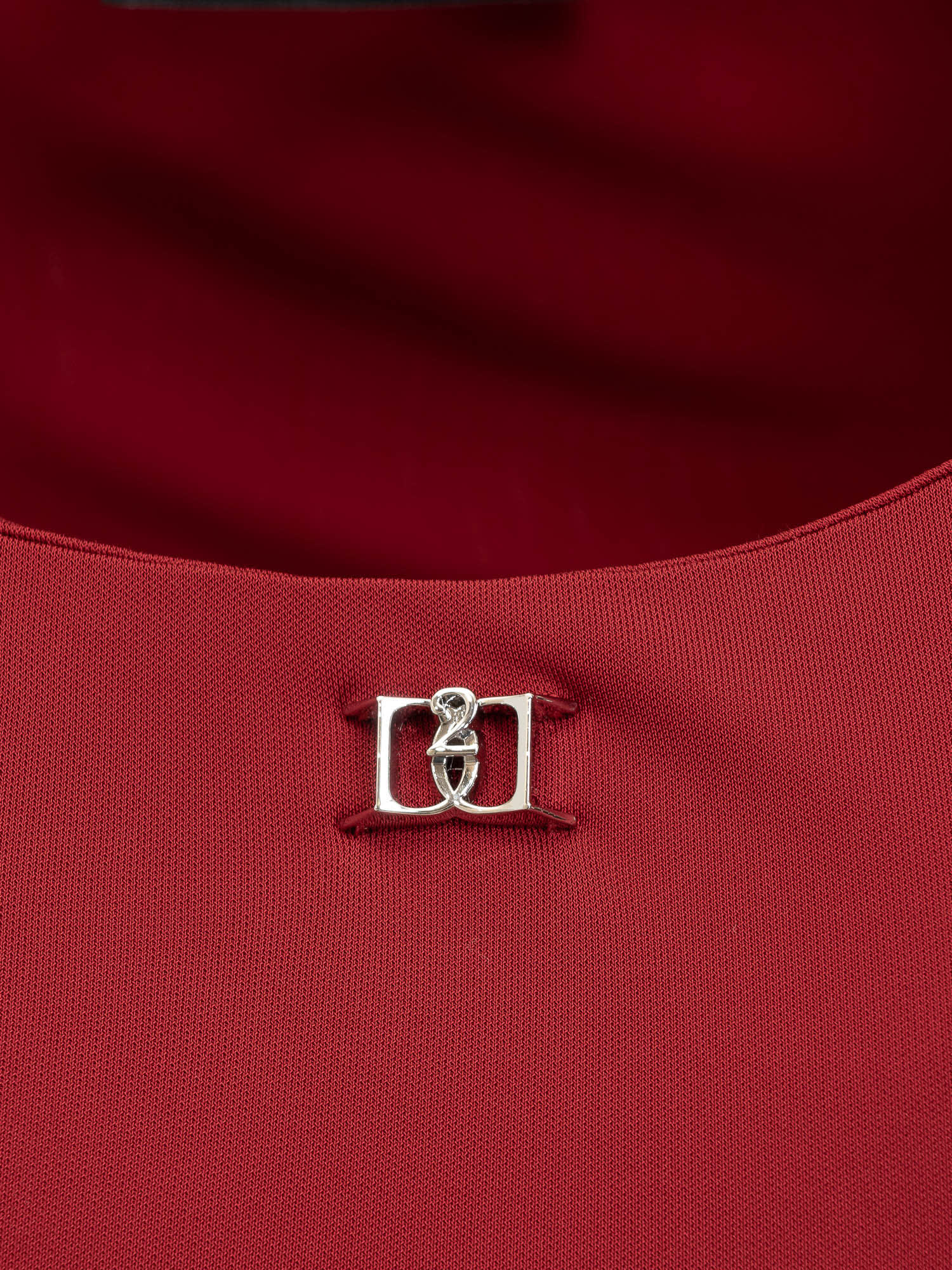 Dsquared2 Midi Dress In Cherry Pop