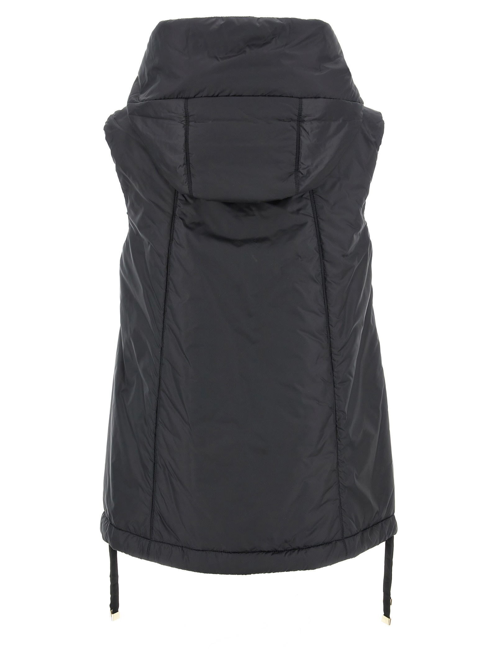 Shop Max Mara The Cube Greengo Padded Vest In Black