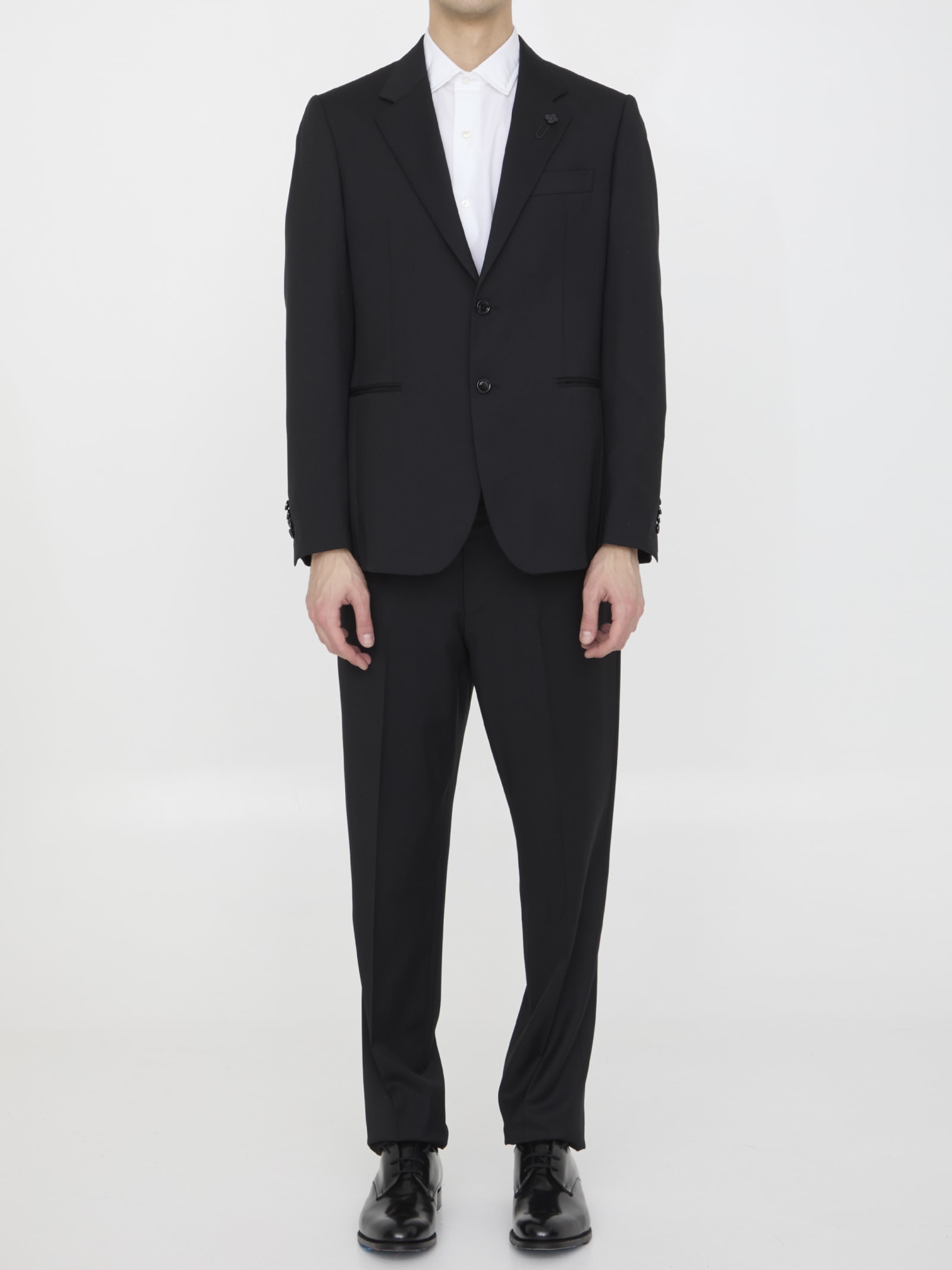 Lardini Two-piece Suit In Black