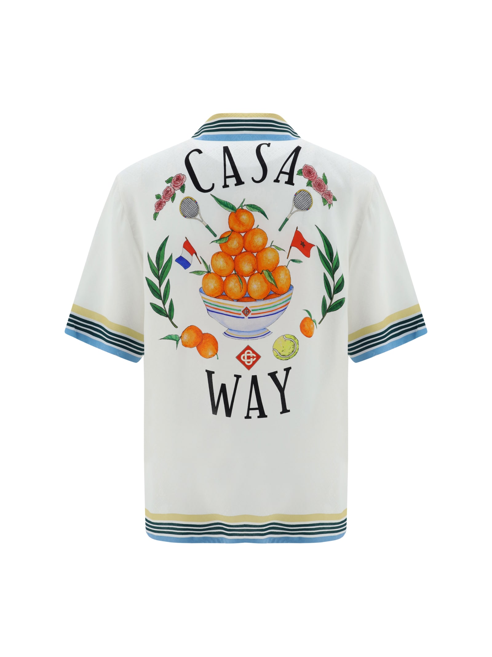 Shop Casablanca Shirt In Neutro
