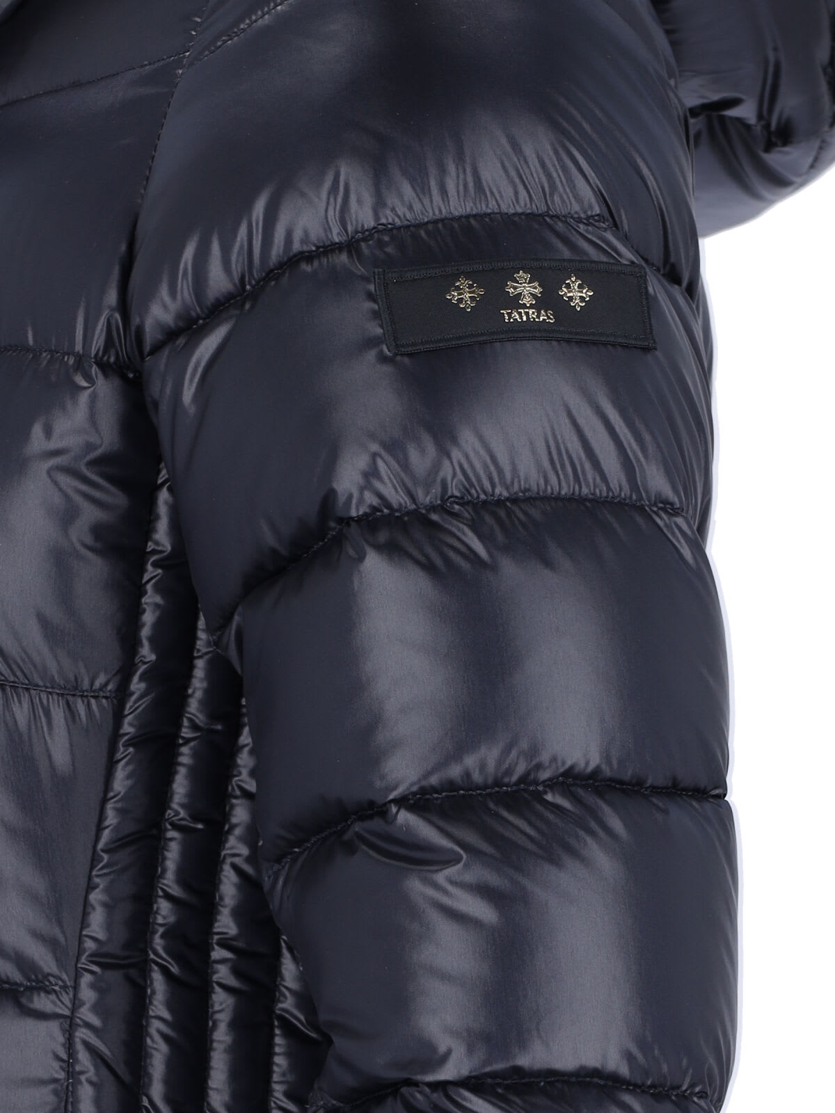 Shop Tatras Hooded Down Jacket Babila In Blue