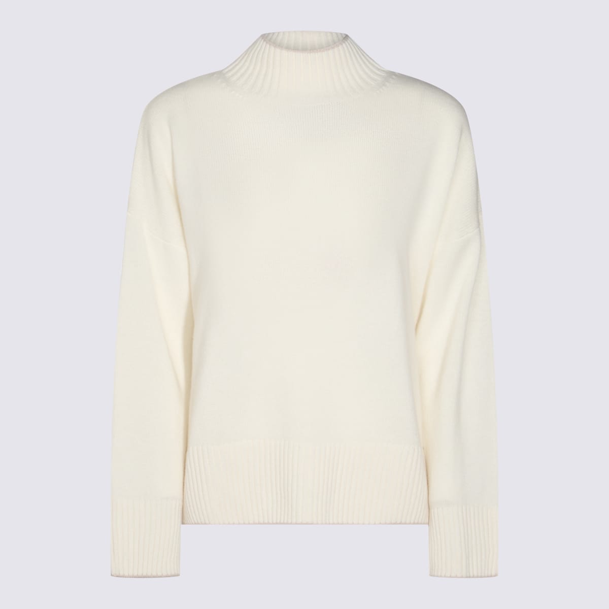 Shop Eleventy White Wool Knitwear