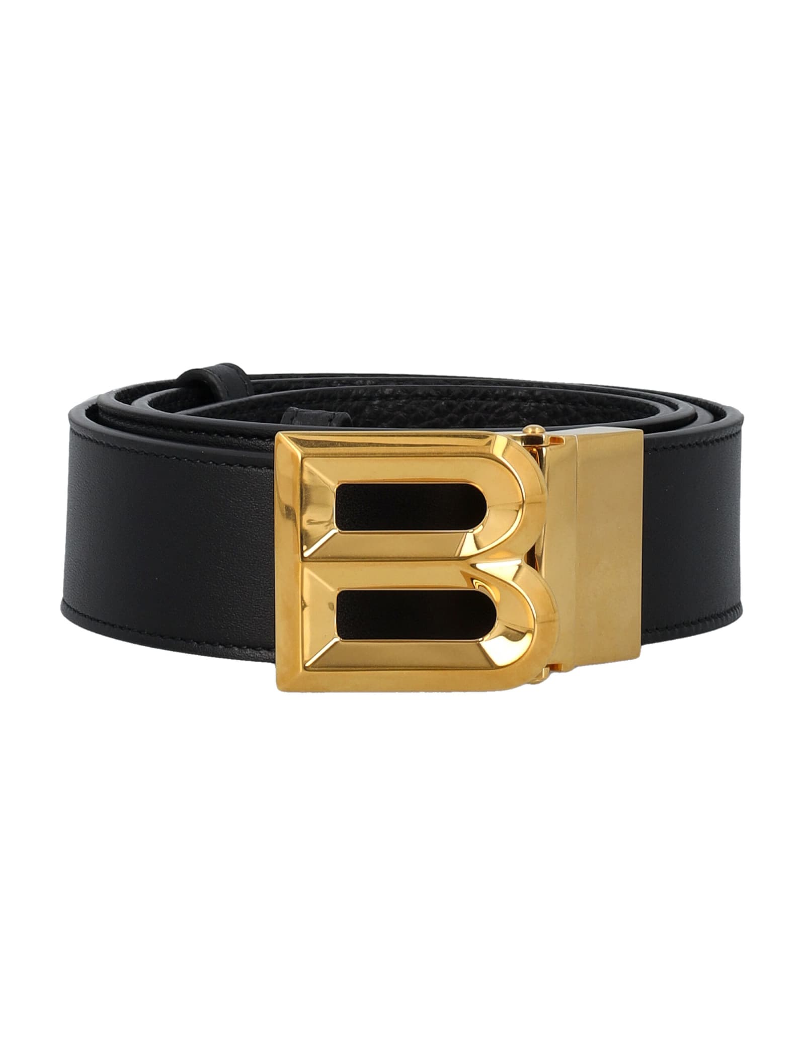 Shop Bally B-bold 35 Belt In Black+oro