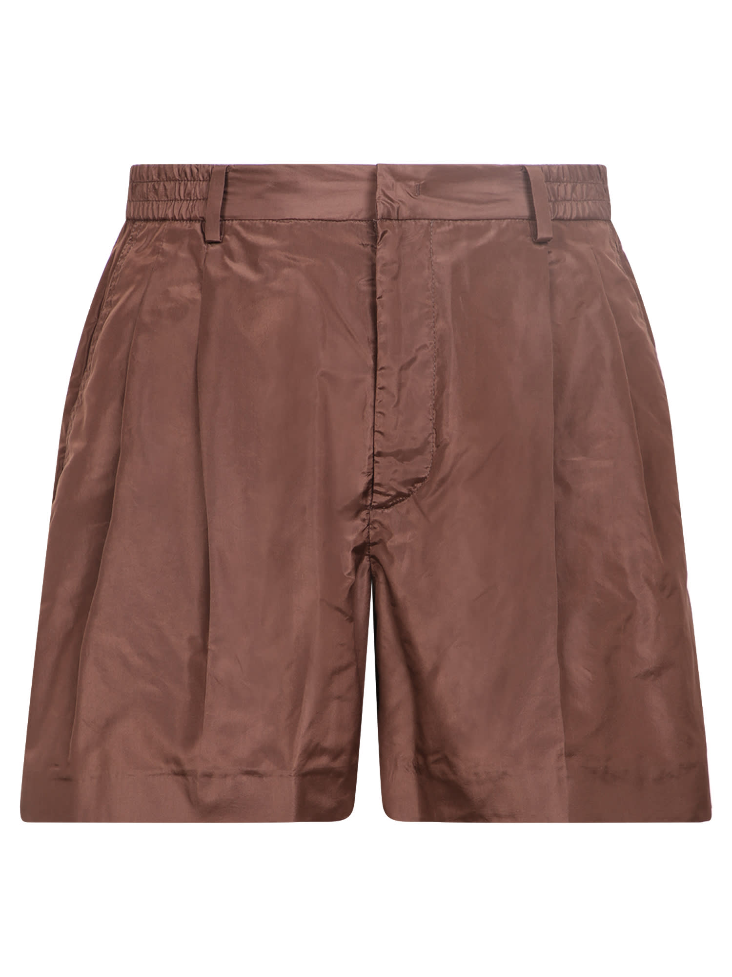 Valentino Pressed-crease Tailored Shorts