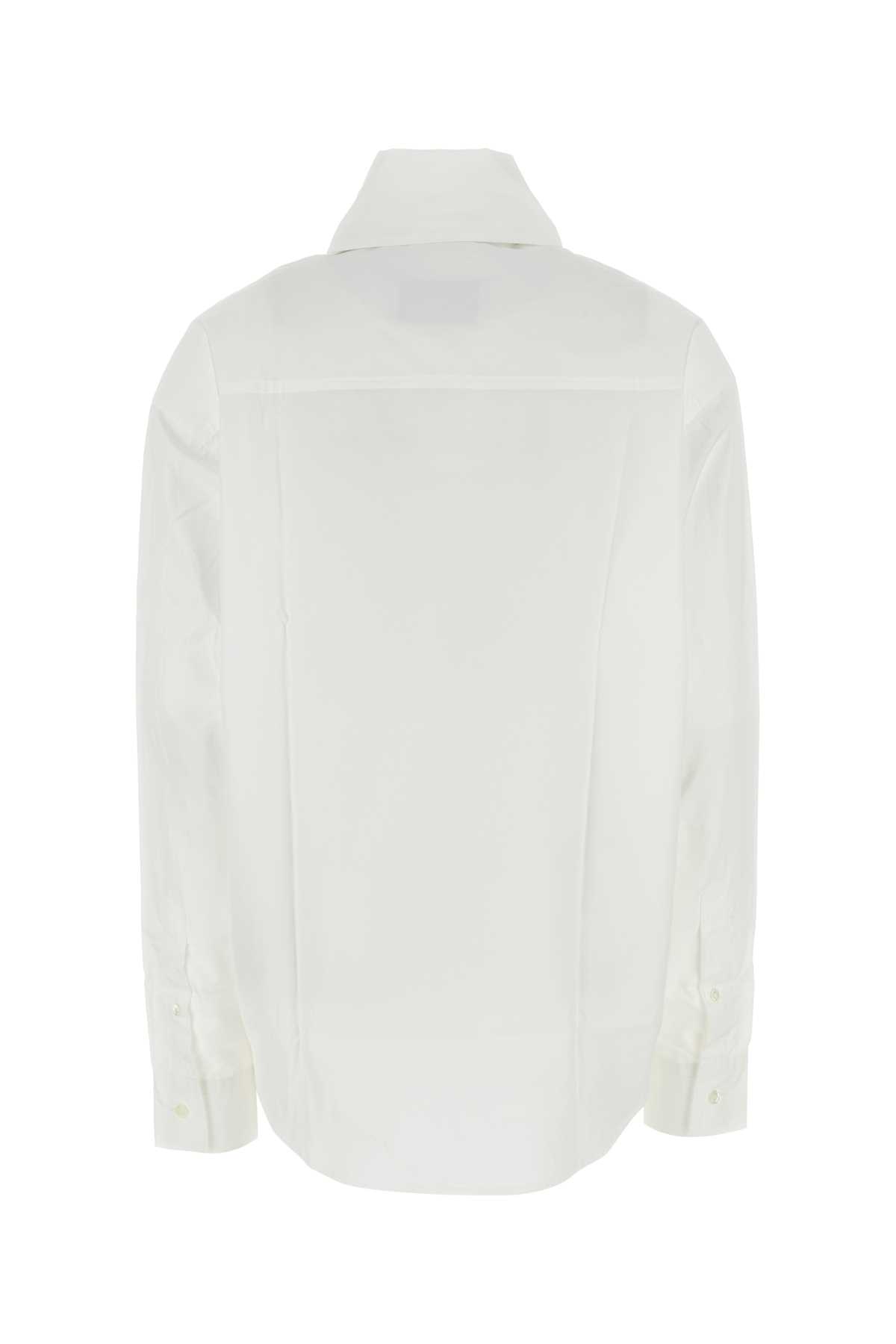 Shop Ami Alexandre Mattiussi White Poplin Shirt