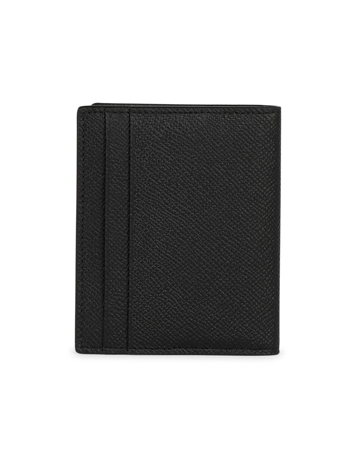 Ferragamo Calf Leather Bi-fold Wallet In Black