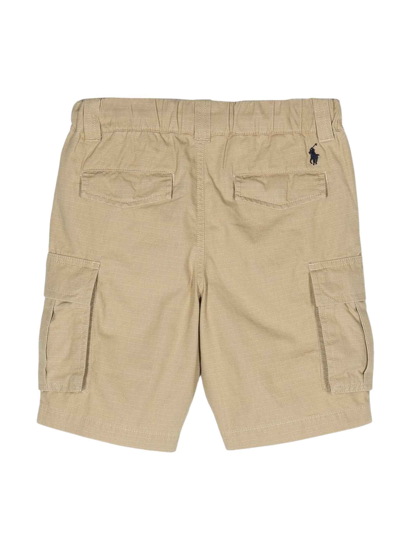 Shop Ralph Lauren Beige Shorts Boy