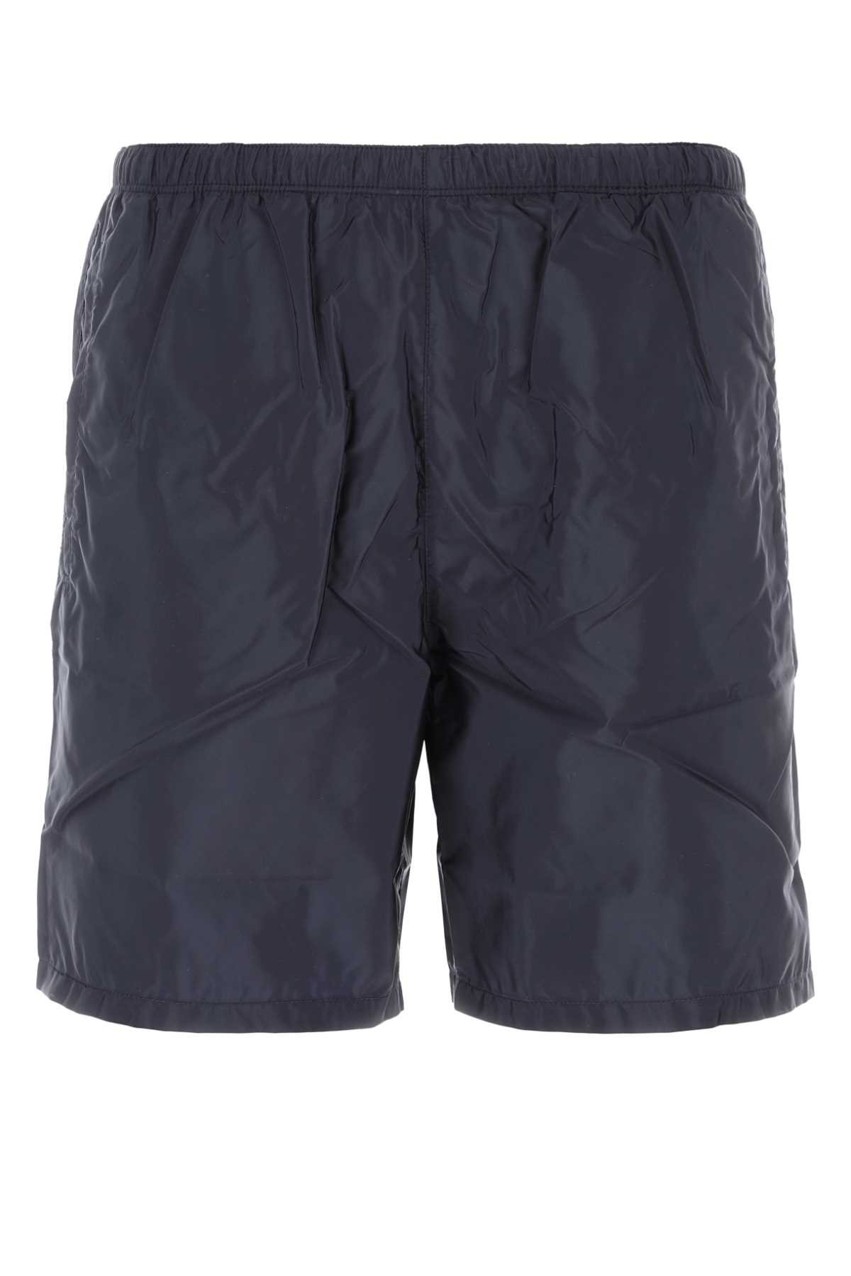 Midnight Blue Nylon Swimming Shorts