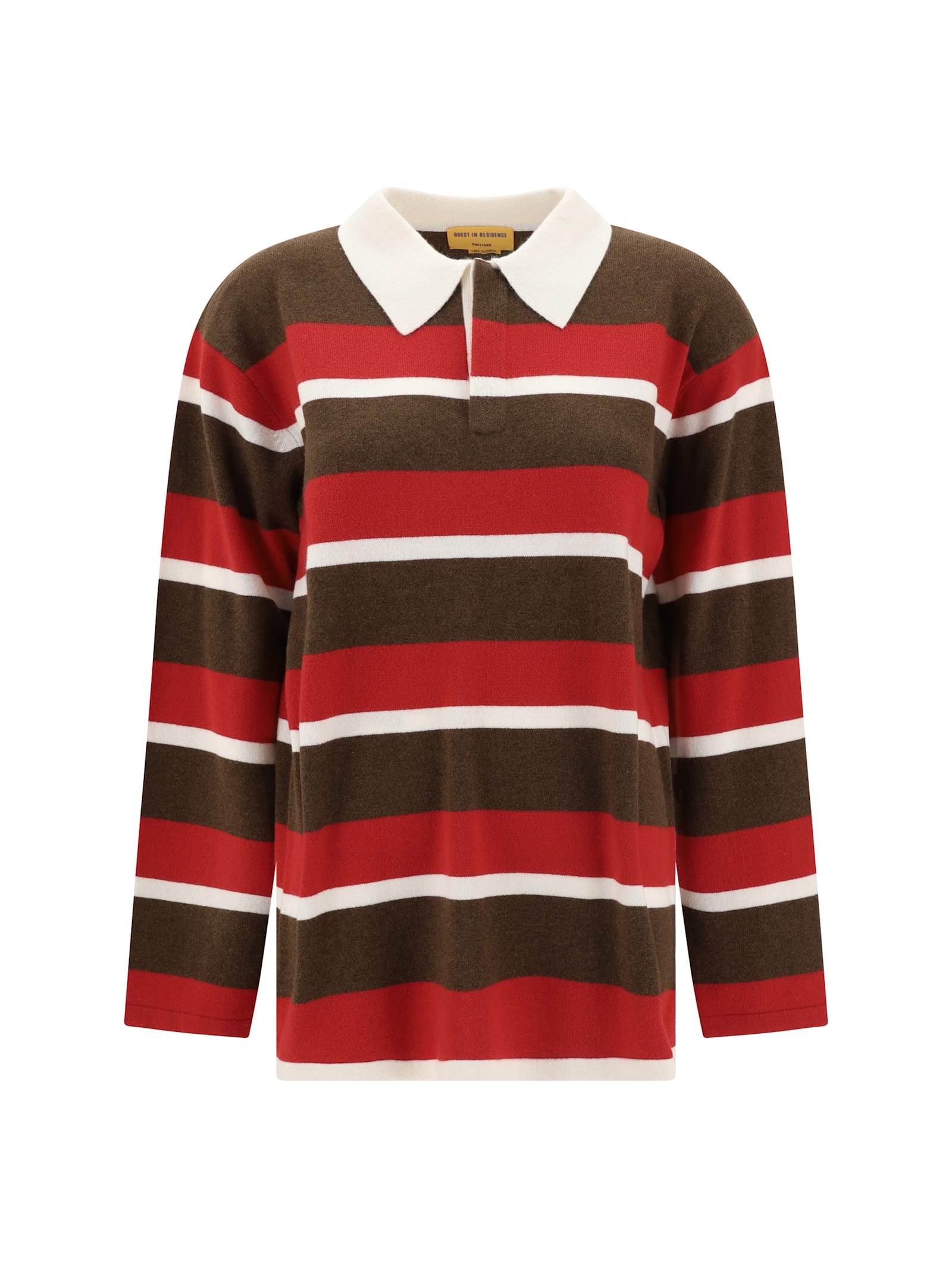 Striped Polo Sweater