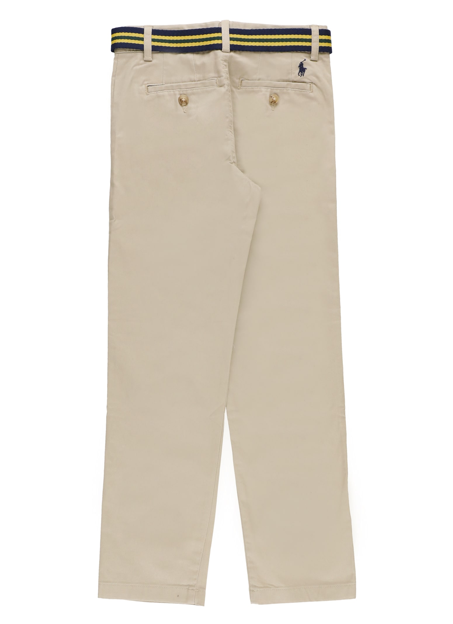 Polo Ralph Lauren Cotton Trousers In Beige