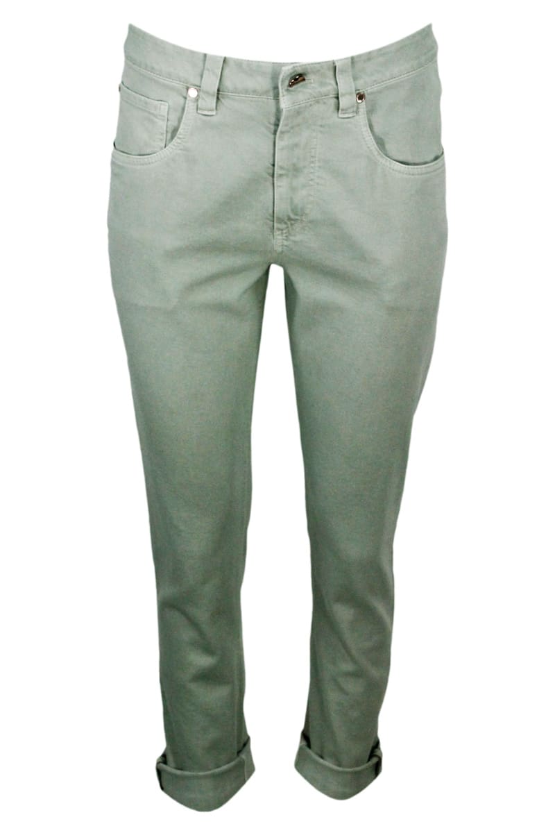 Brunello Cucinelli 5-pocket Trousers With Sparkling Stripes
