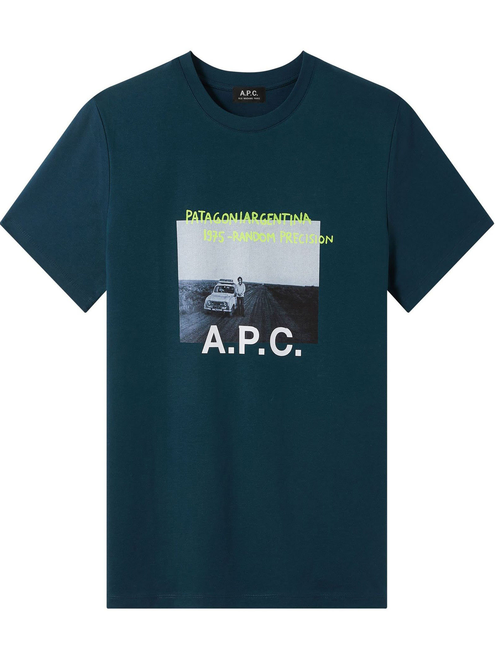 A.P.C. Green Cotton T-shirt