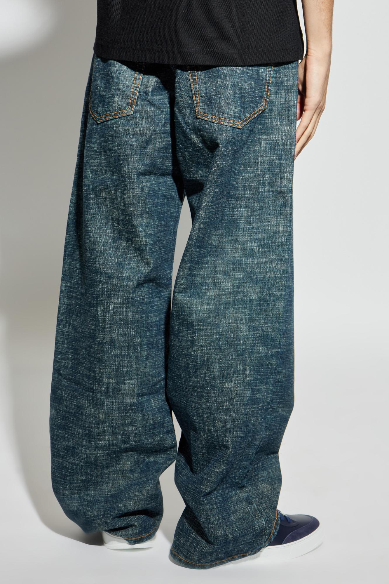 Lanvin Wide-leg Jeans In Blue