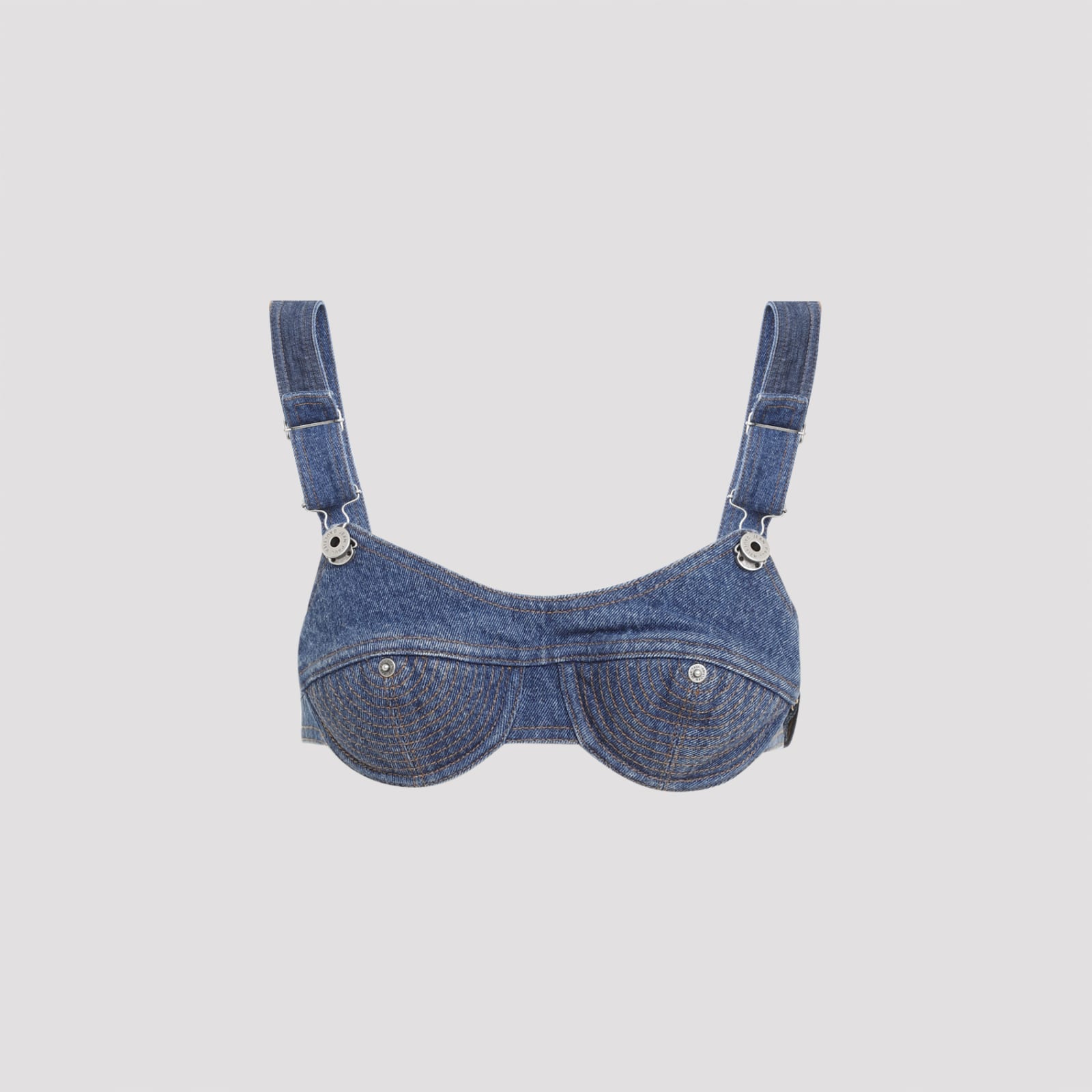 Denim Bra Top