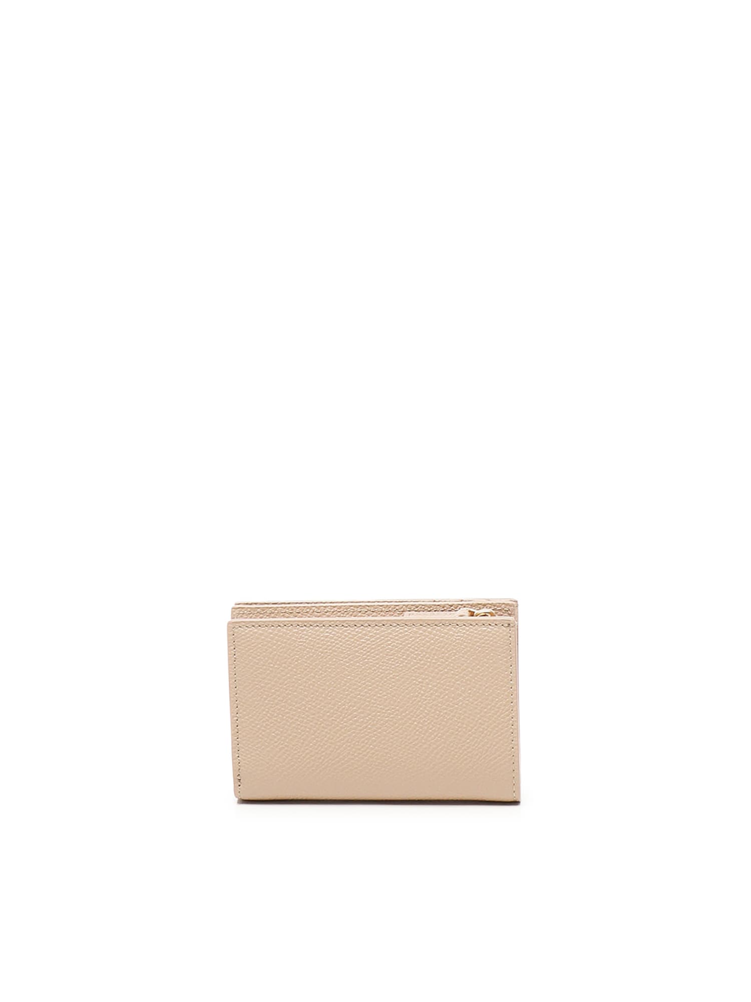 Valentino Wallet With Logo In Burgundy