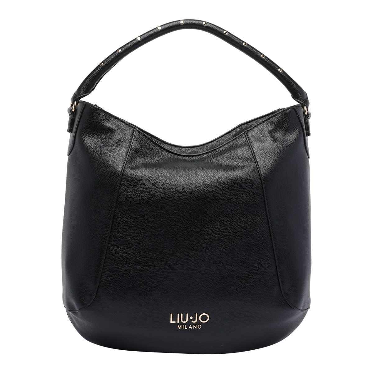 Liu •jo Curved-handle Satchel In Black