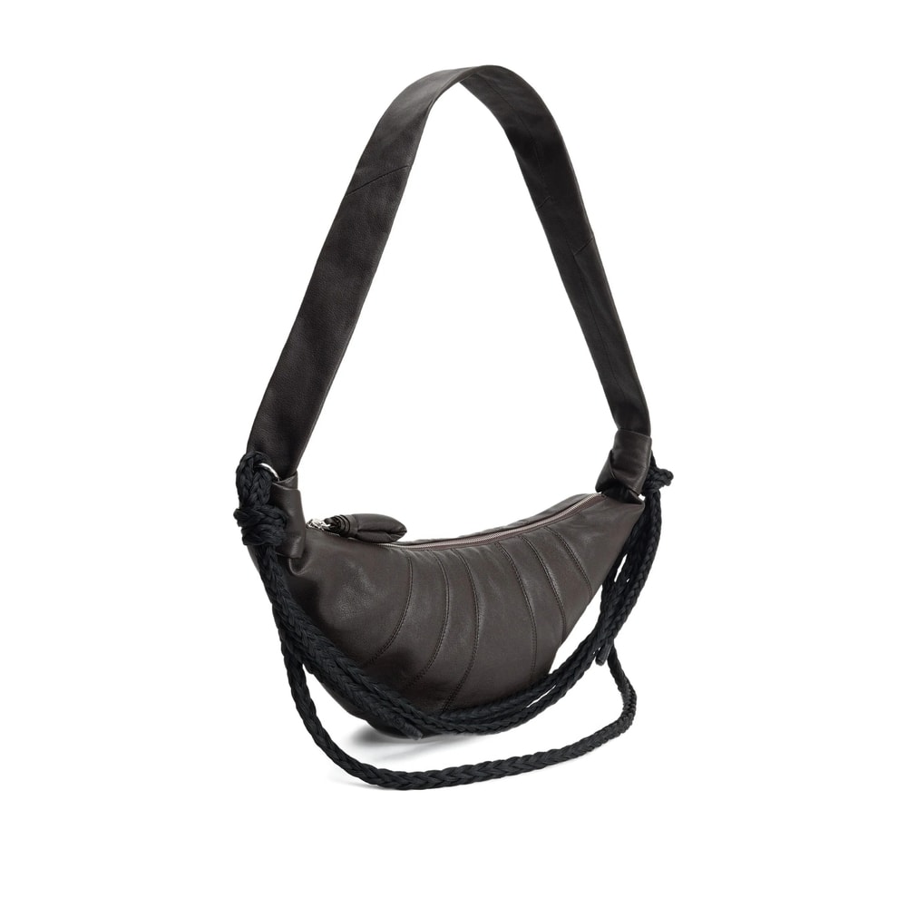 Lemaire Leather Shoulder Bags In Black