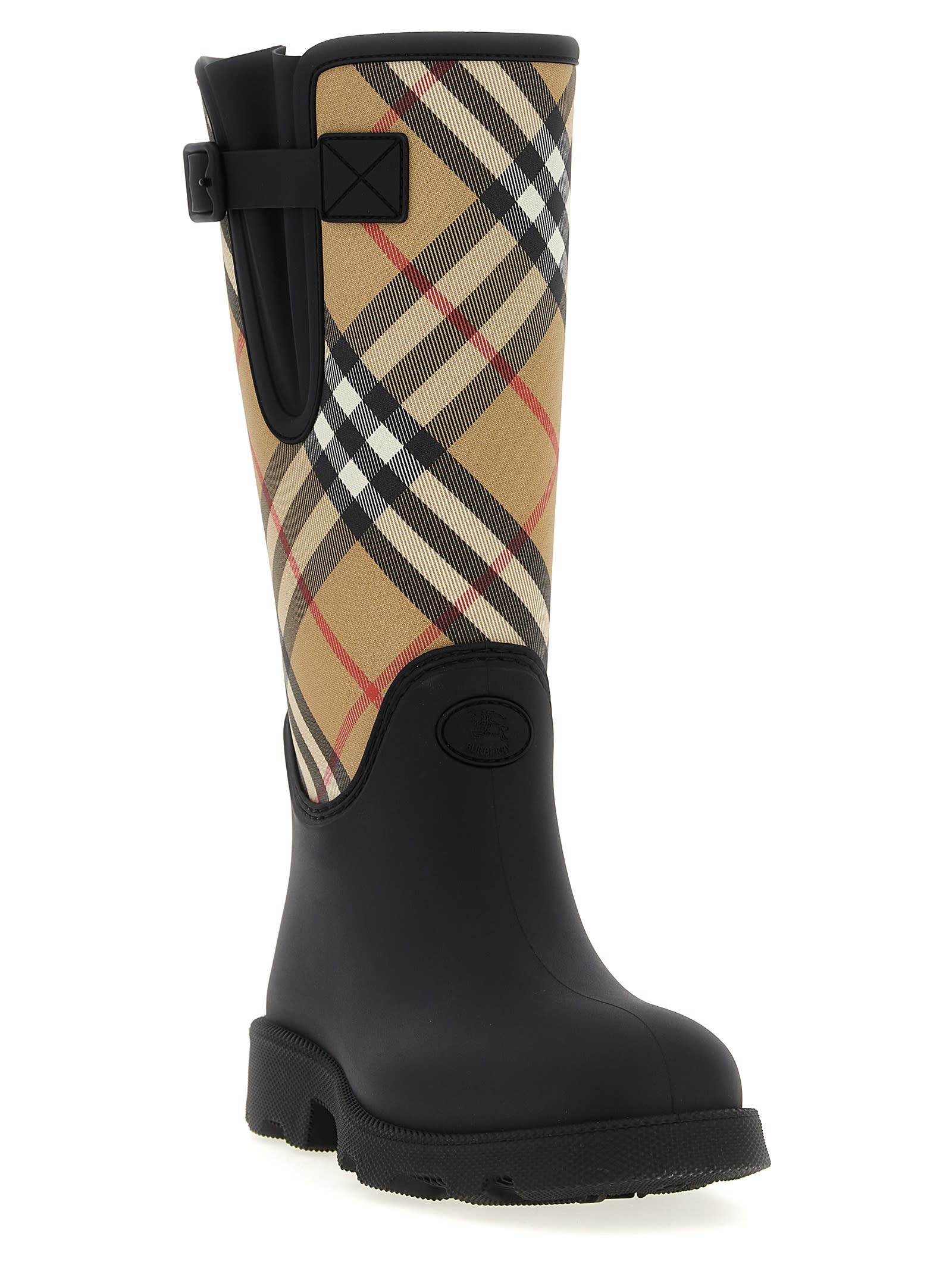 Burberry Giorgio Brato Giubbotto Con Cappuccio In Montone In Black