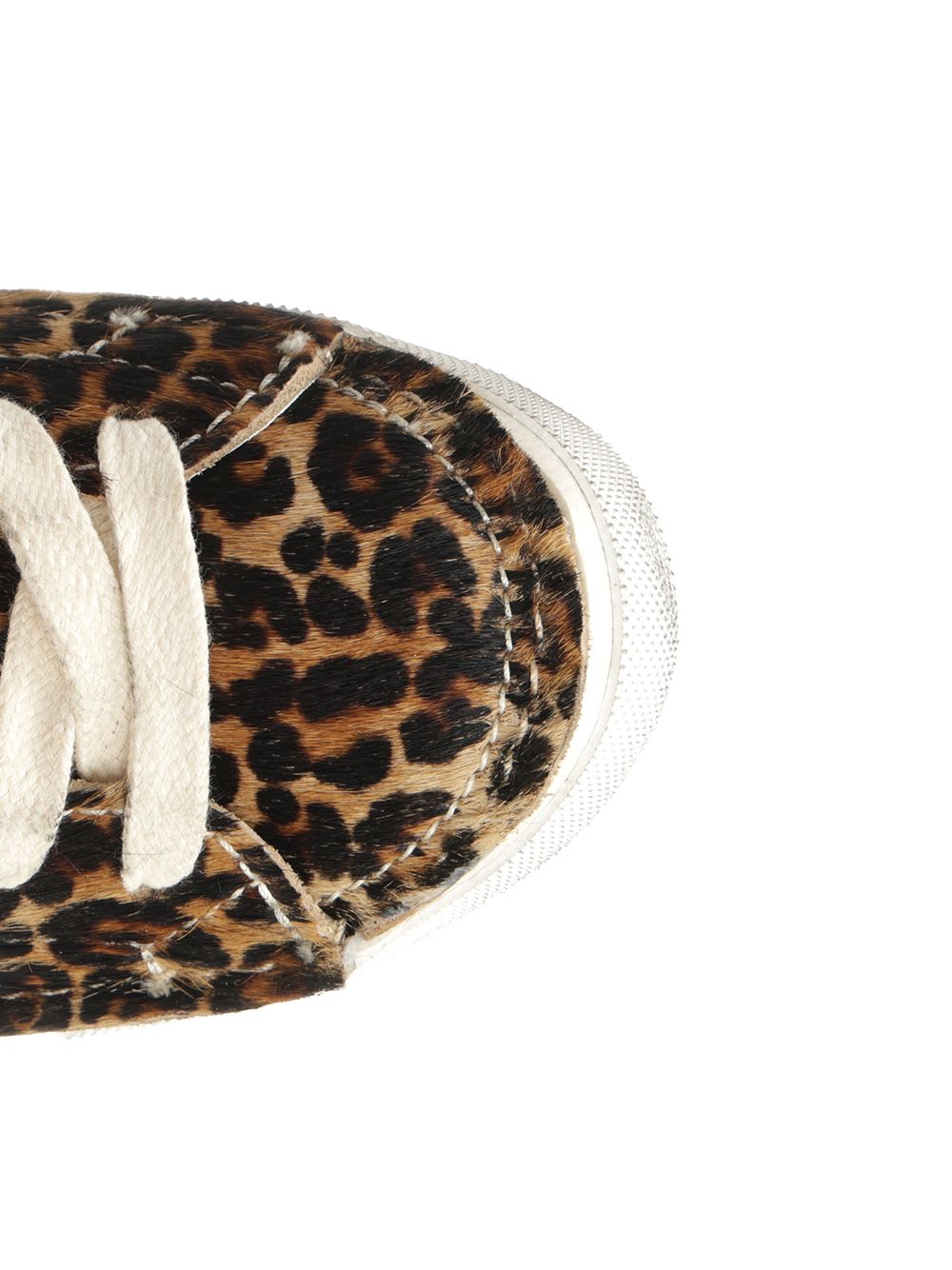 Philippe Model Stitched Leopard Print Low-top Sneakers Slip-on In Brown