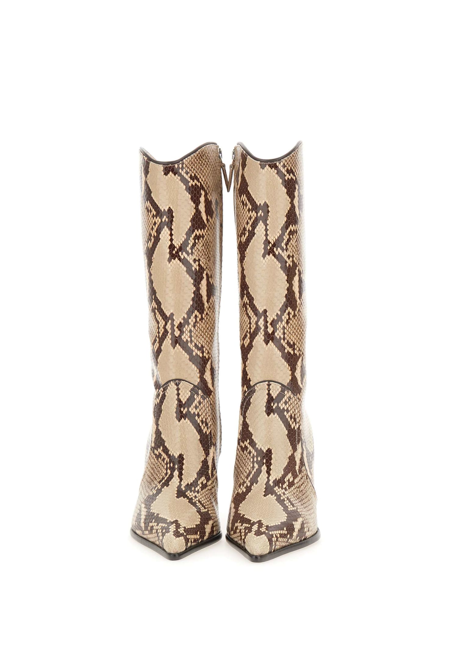 Paris Texas Ashley Midcalf 95 Boot In Beige