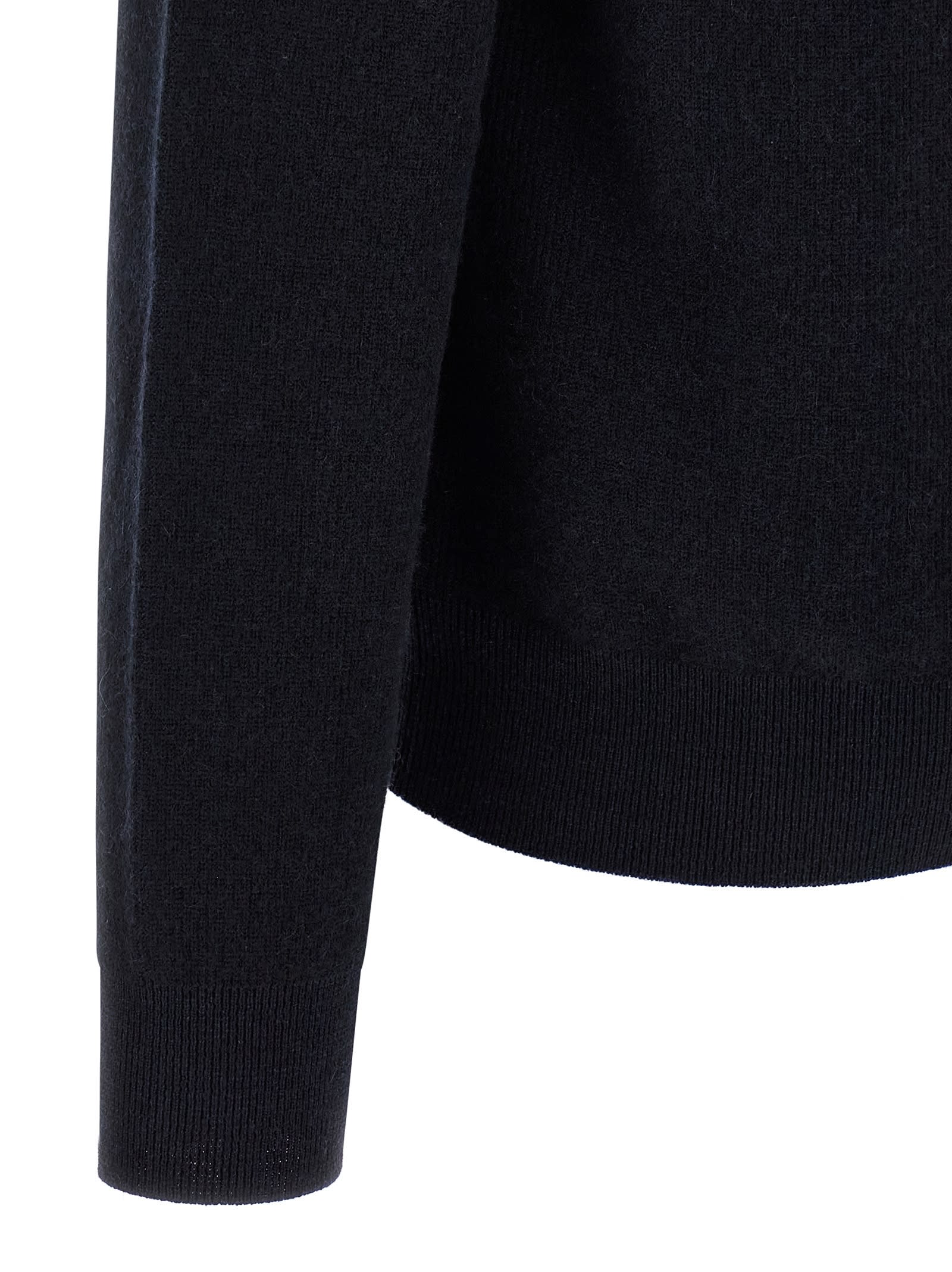 Brioni Ribbed And Braid Cardigan Sweaters And Cardigans Blue In Blue