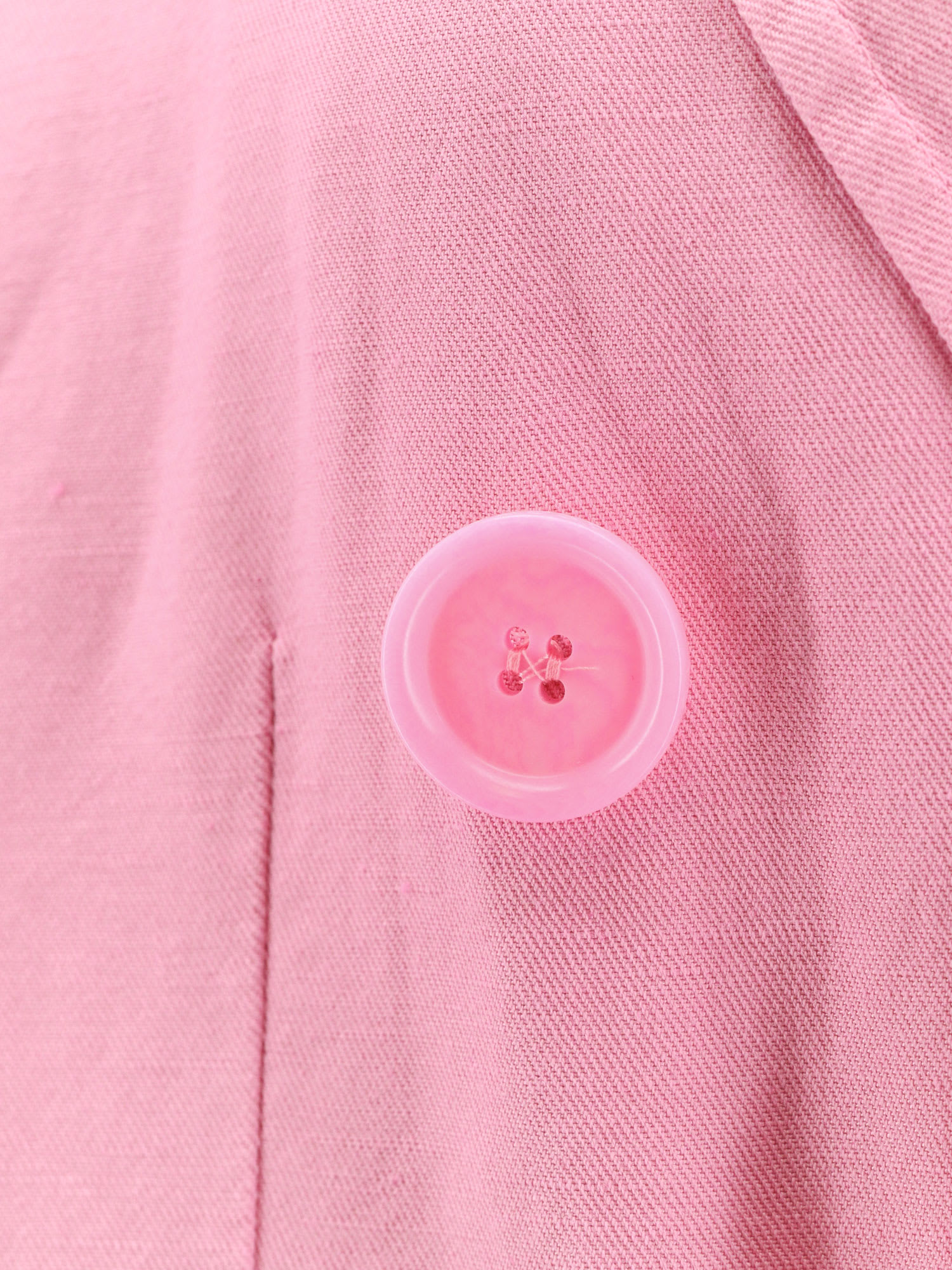 Aspesi Double Breasted Long Sleeve Blazer In Pink