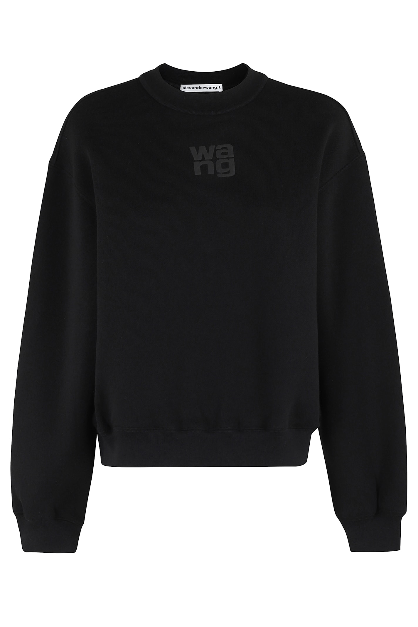 Essential Terry Crew Sweatshirt W Puff Paint Logo