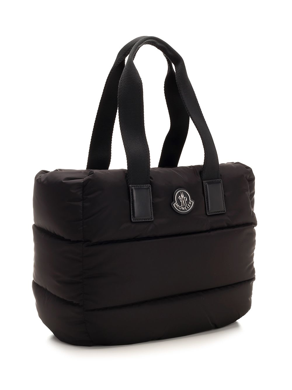 Shop Moncler Caradoc Padded Tote Bag In Black