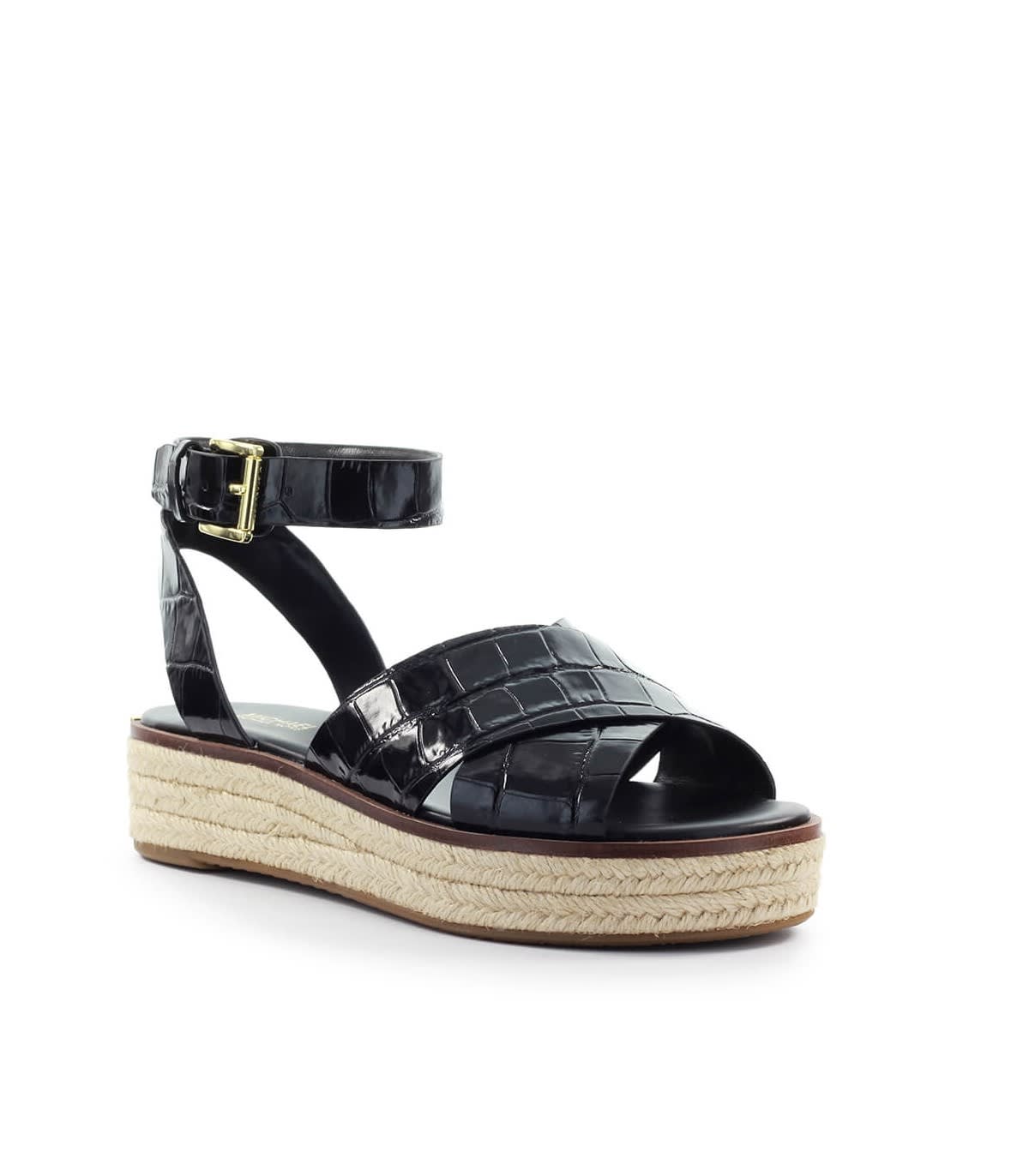 michael kors abbott sandal black