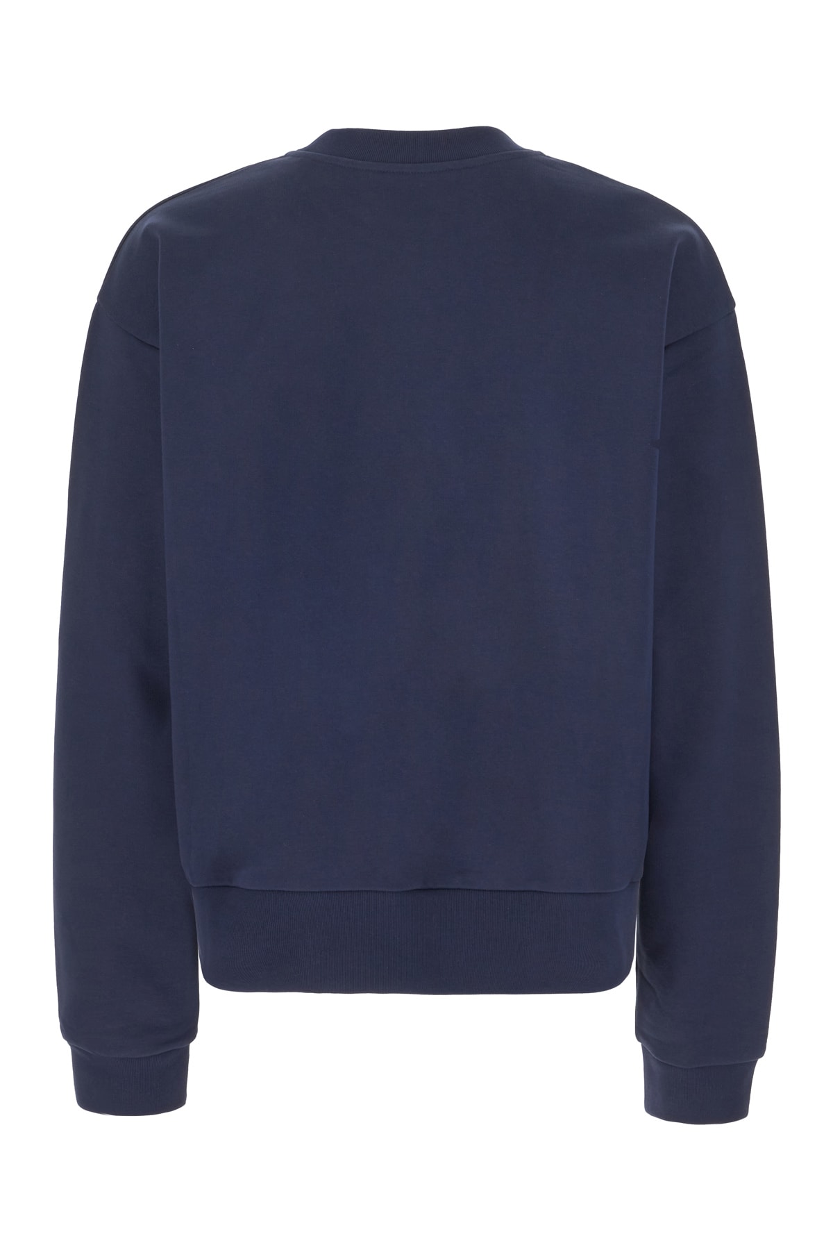 Shop Marni Navy Blue Cotton Sweatshirt In Blue Kyanite