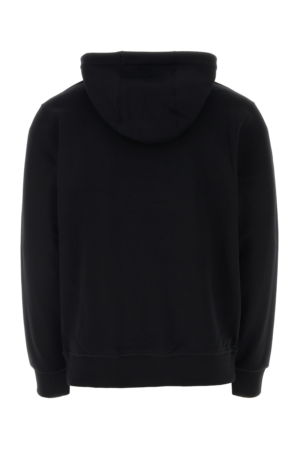 Shop Burberry Black Cotton Sweatshirt