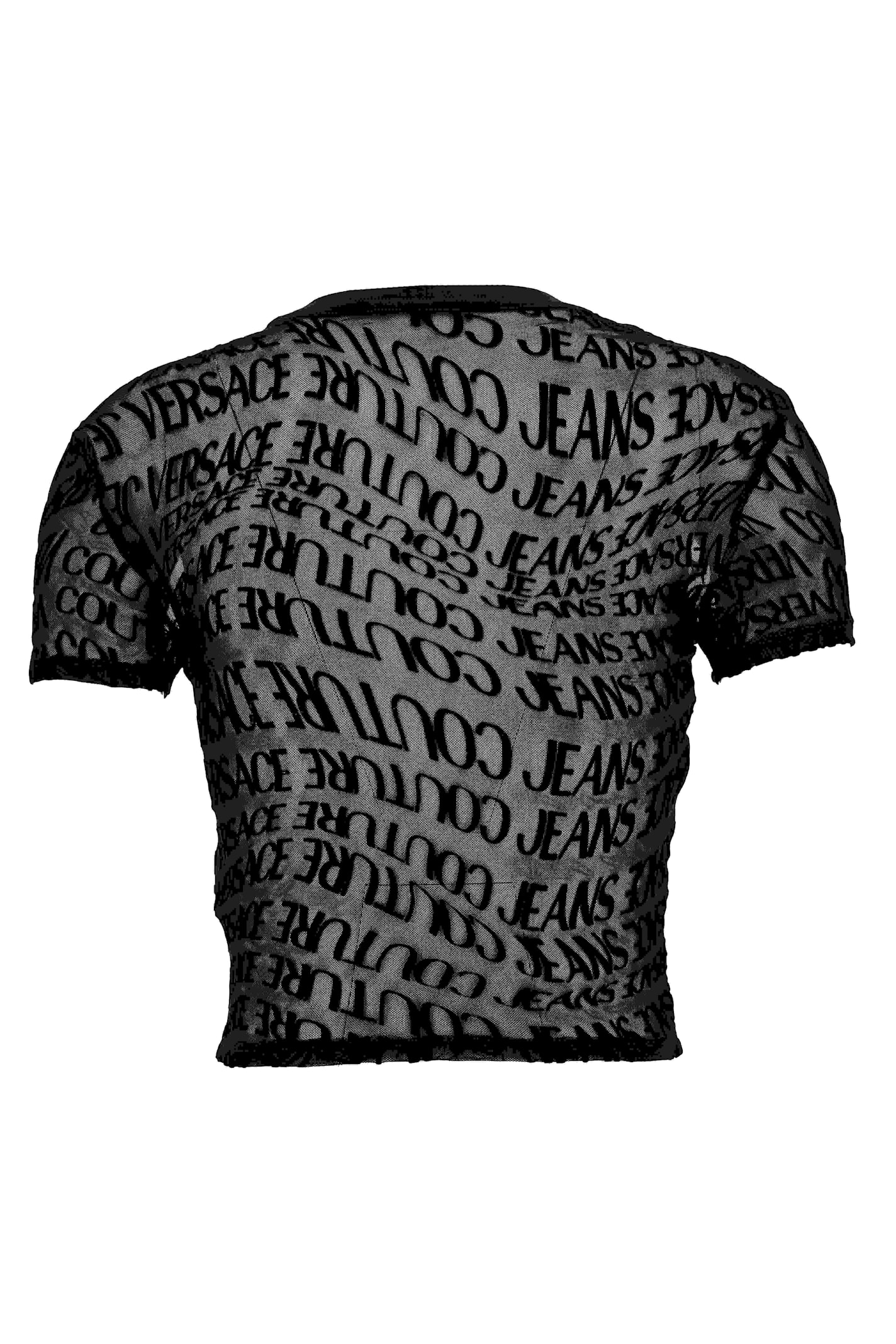 Versace Jeans Couture Top In Black