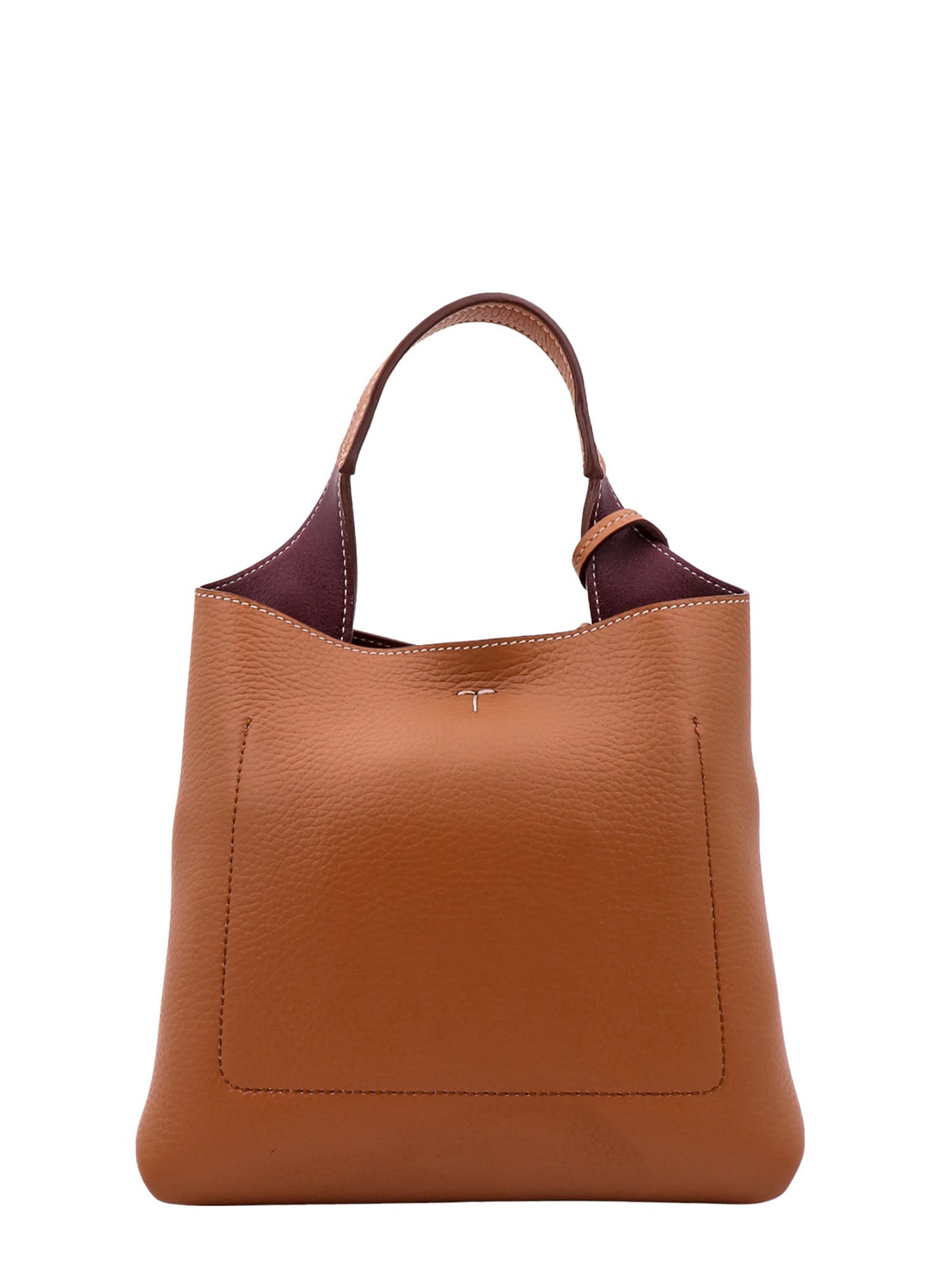 Tod's Tods Leather Handbag In Brown