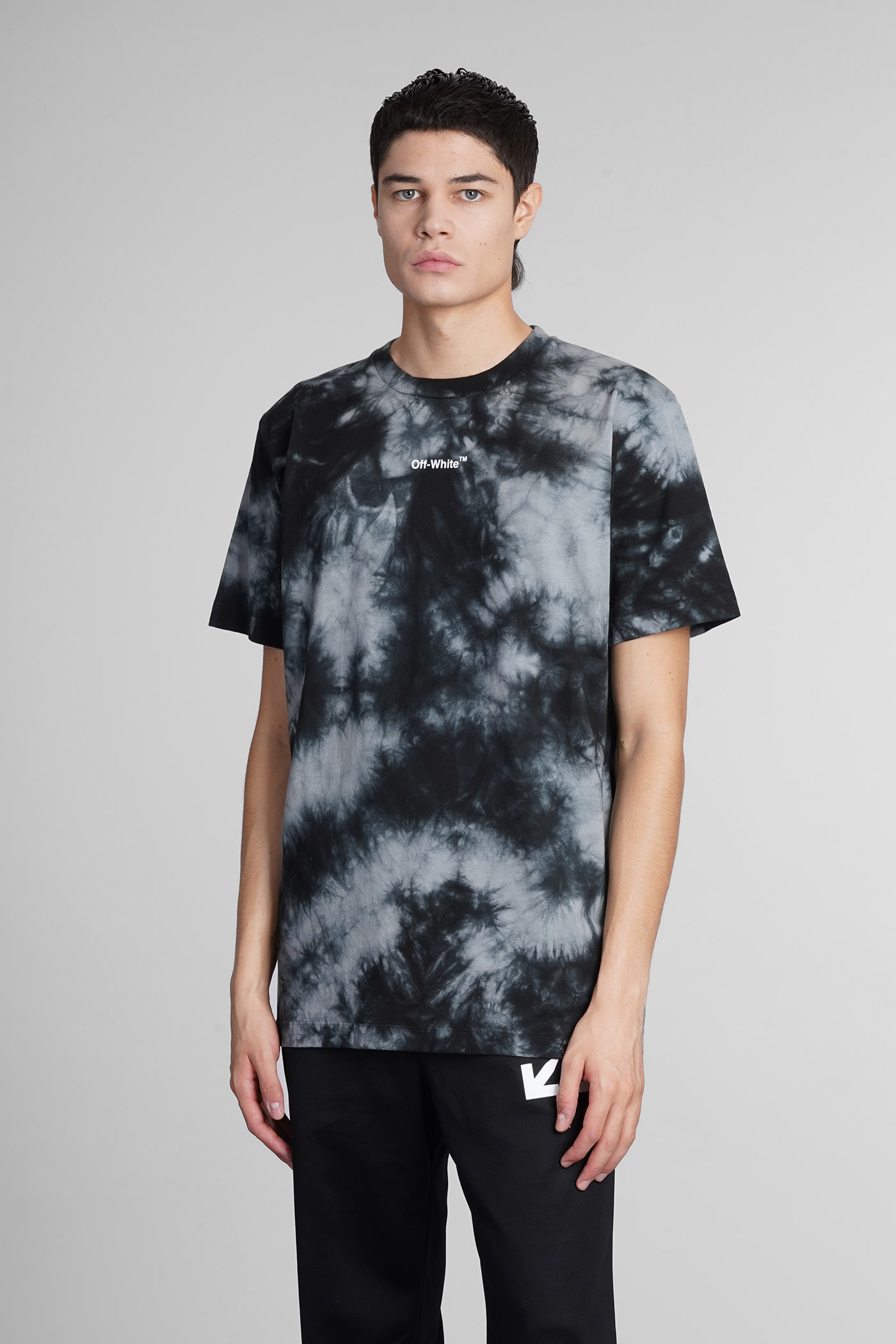 Off-White T-shirt In Grey Cotton