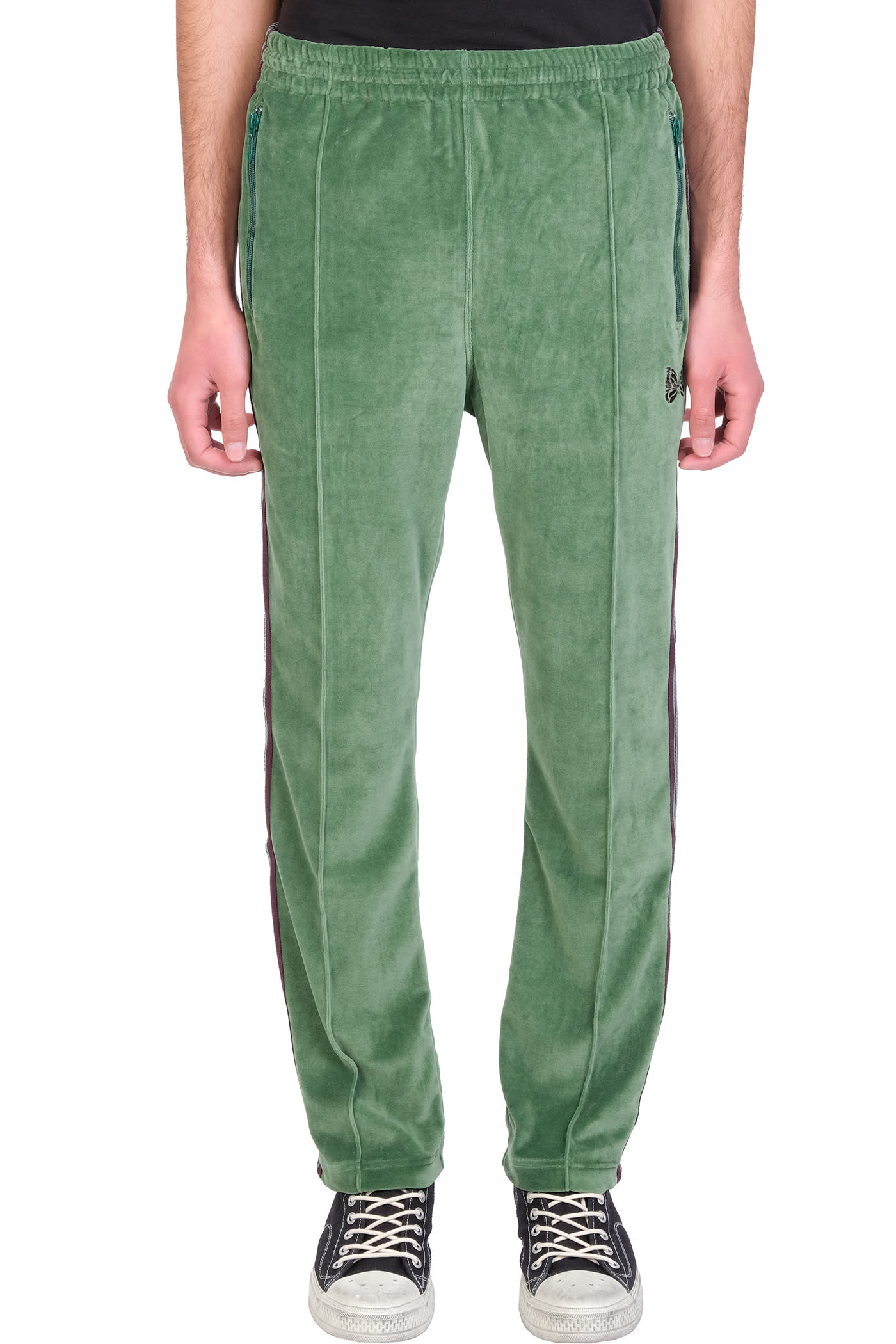 Needles PANTS IN GREEN COTTON