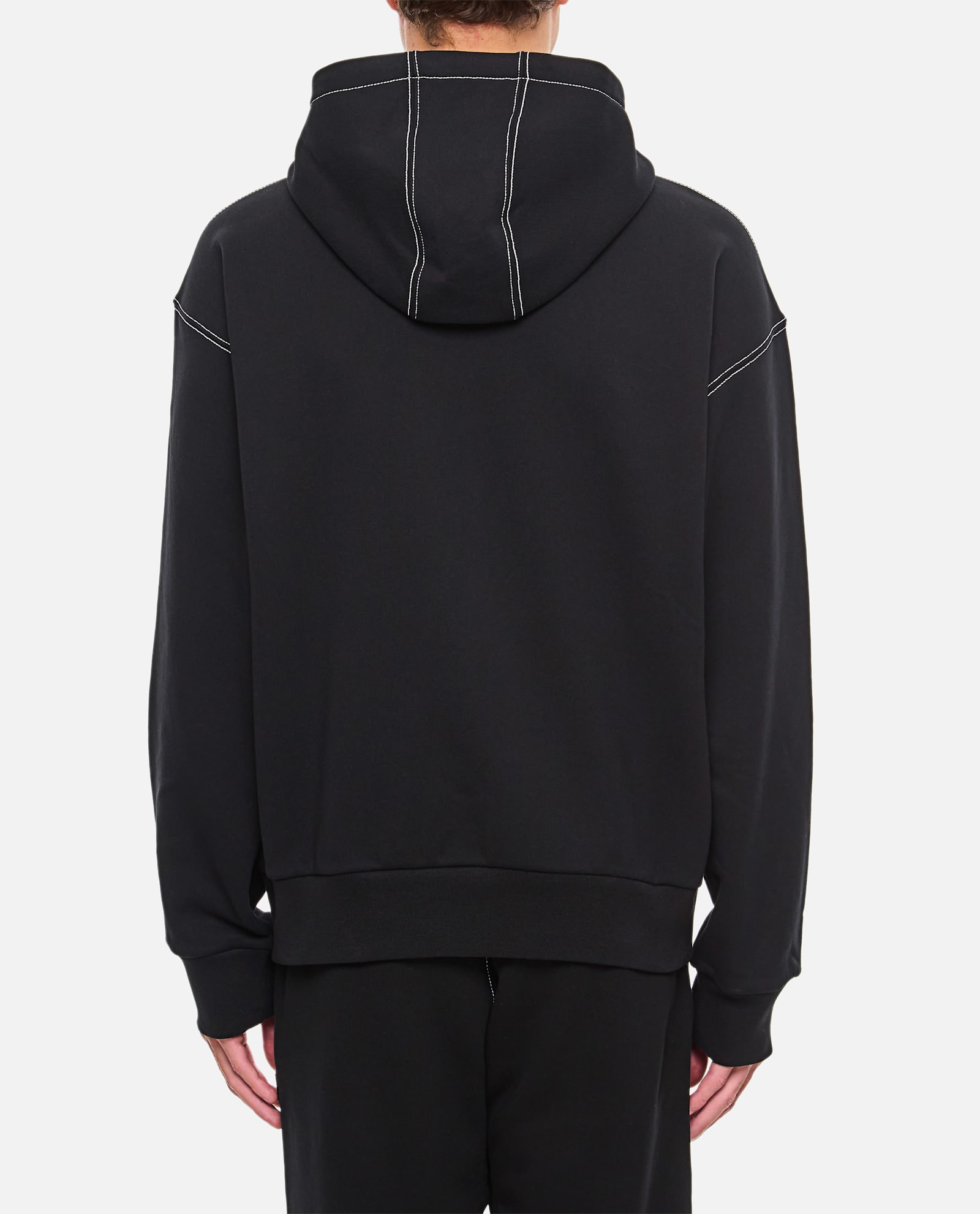 Givenchy Men Hoodie In Black White