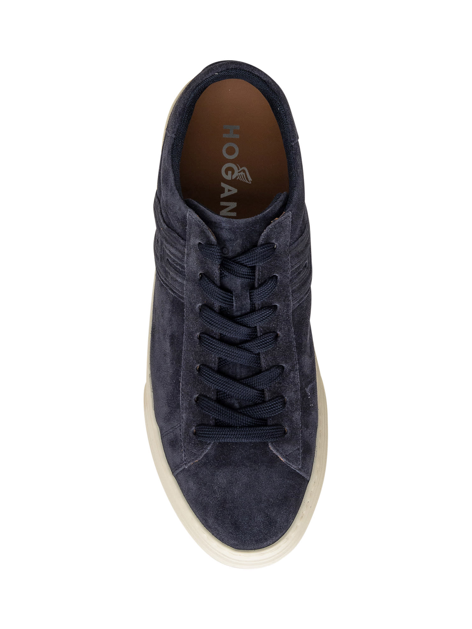 Shop Hogan H365 Sneaker In Blu Tuareg