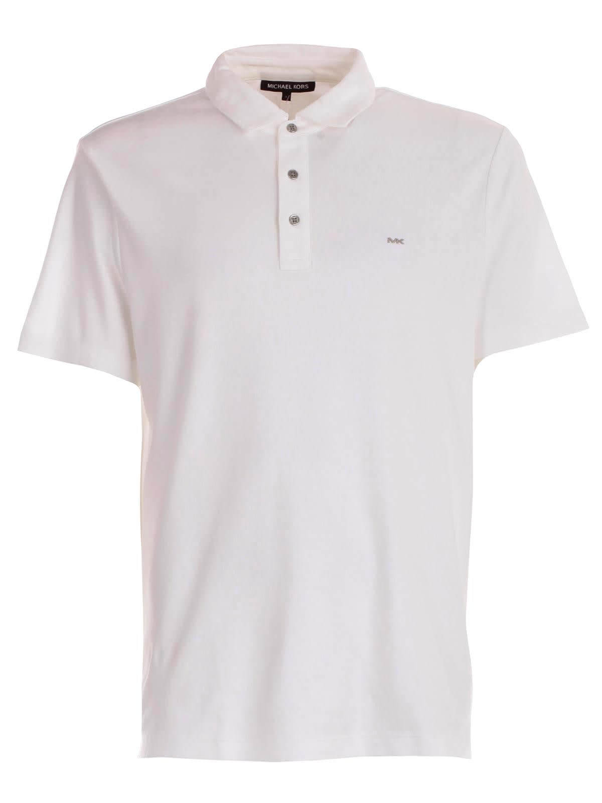 michael kors white polo