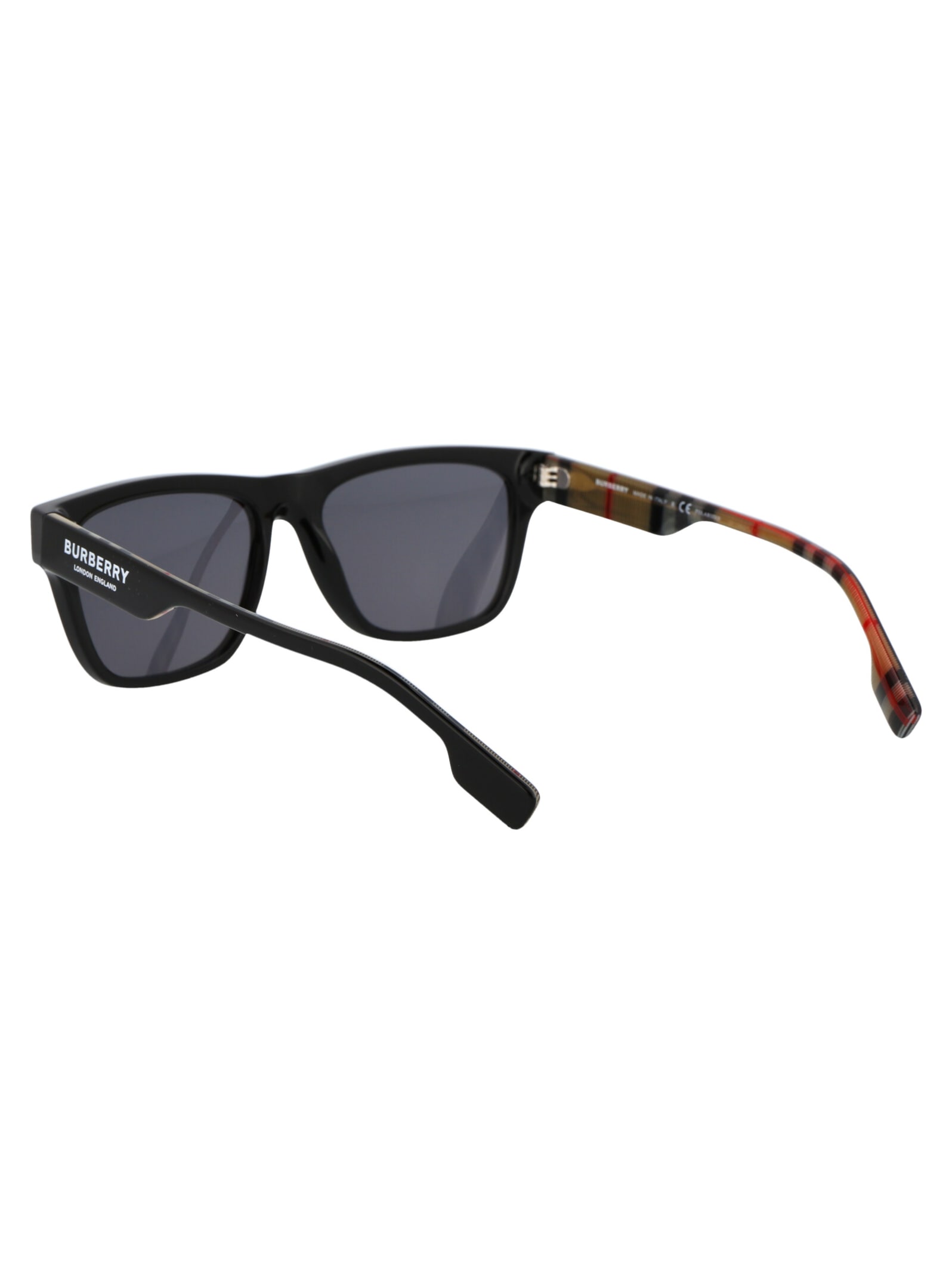 Shop Burberry Eyewear 0be4293 Sunglasses In 377381 Black