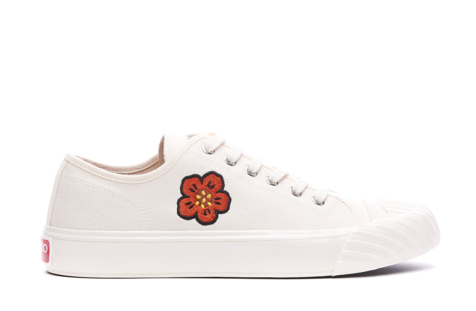 Shop Kenzo Boke Flower Sneakers In White