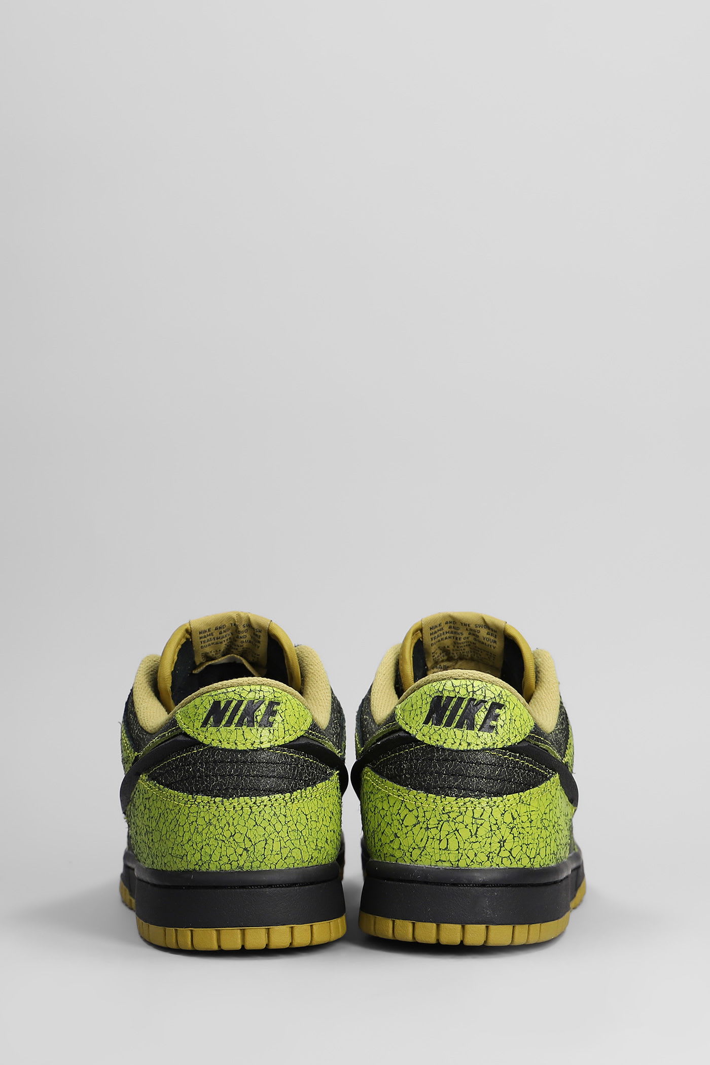 Nike Dunk Low Retro Sneakers In Green Leather In Green