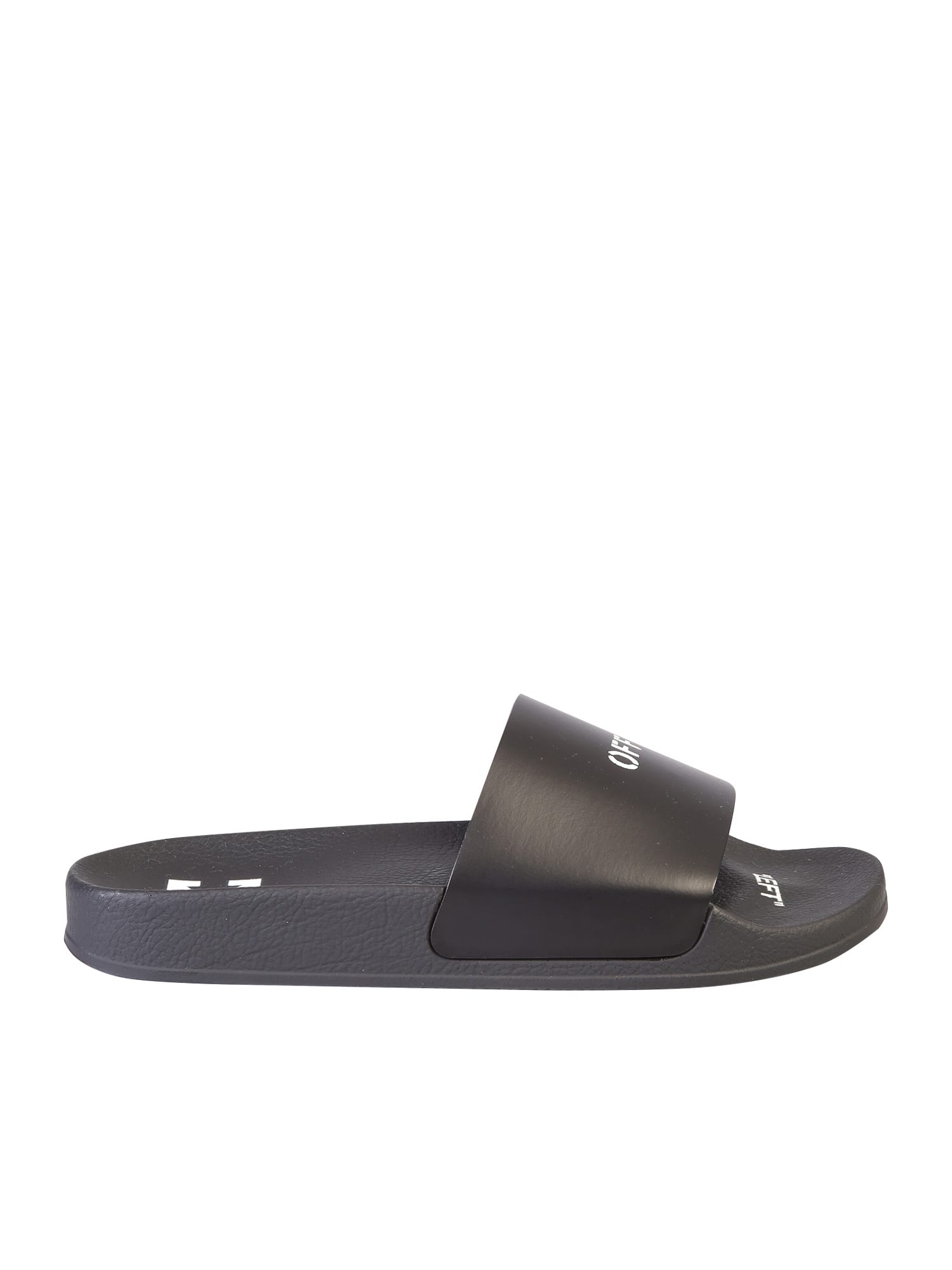 OFF-WHITE BRANDED SLIDE SANDALS,11229946