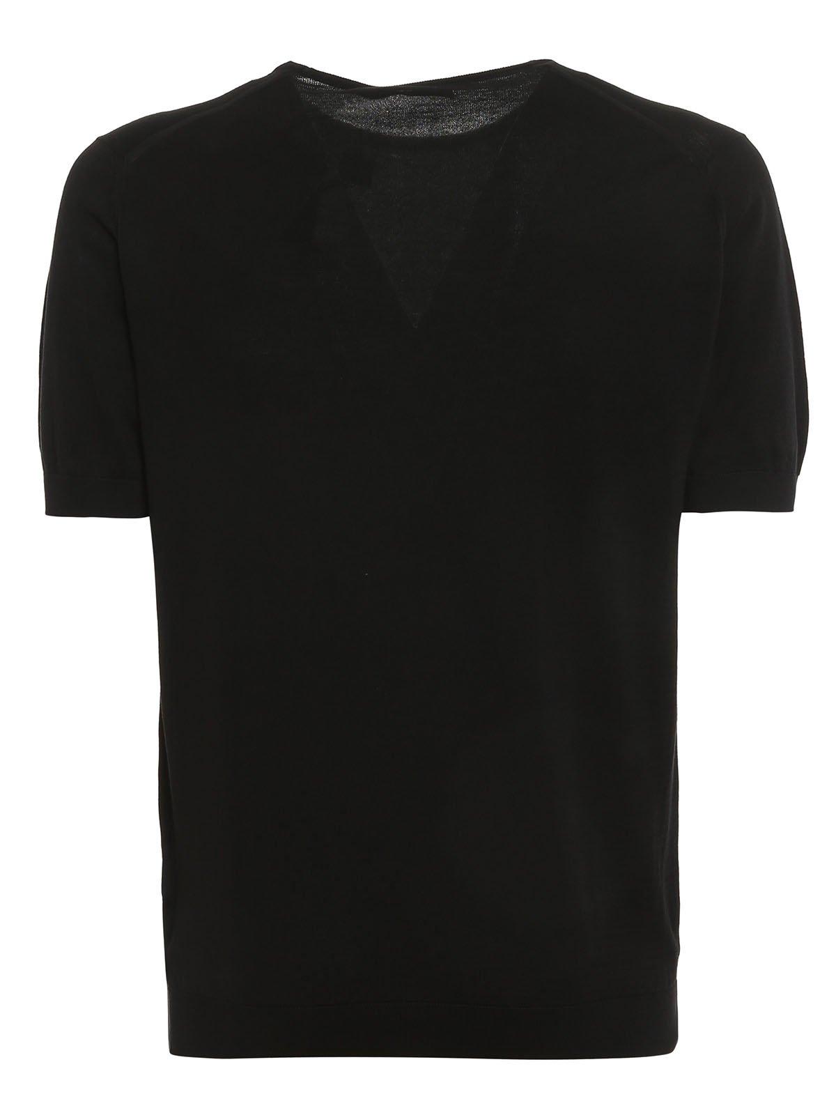 John Smedley Belden Classic T-shirt In Black