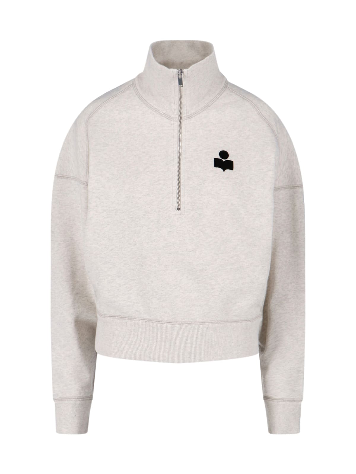 Isabel Marant Étoile Isabel Marant Etoile Melange Sand Cotton Blend Ross Sweatshirt In White