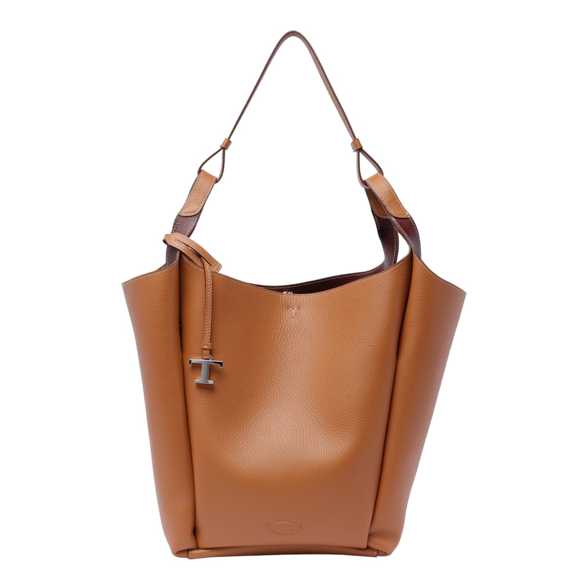 Shop Tod's Leather Bucket Tote In 9p13