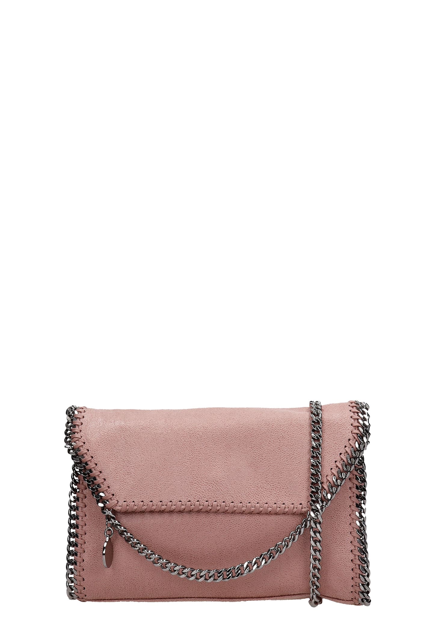 Stella Mccartney Shoulder Bag In Rose-pink Polyester