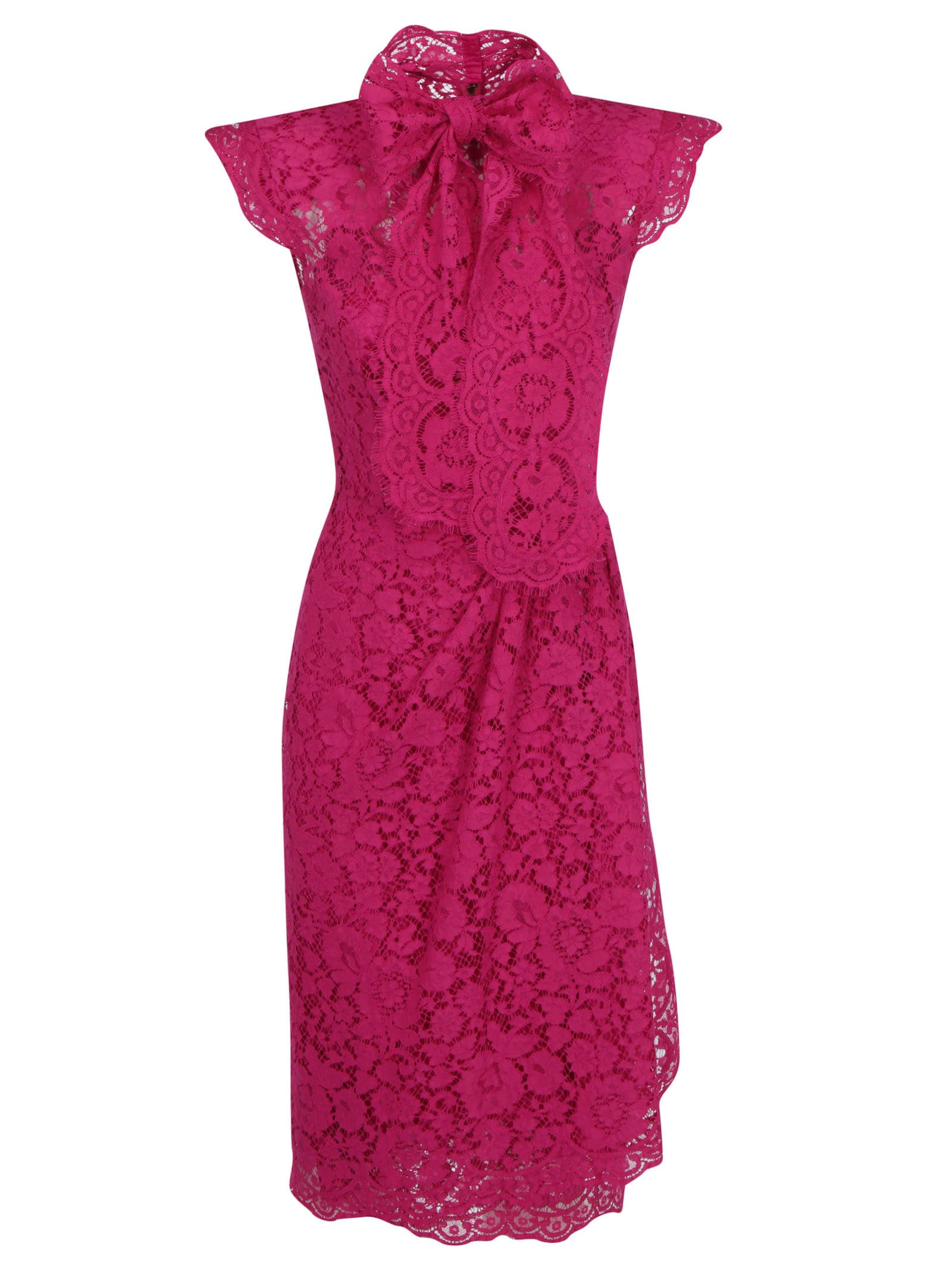 Dolce & Gabbana Dress In Rosa Shocking