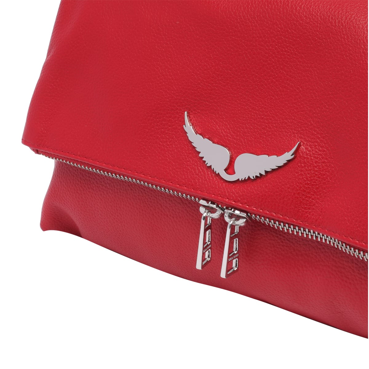 Shop Zadig &amp; Voltaire Rocky Shoulder Bag In Red