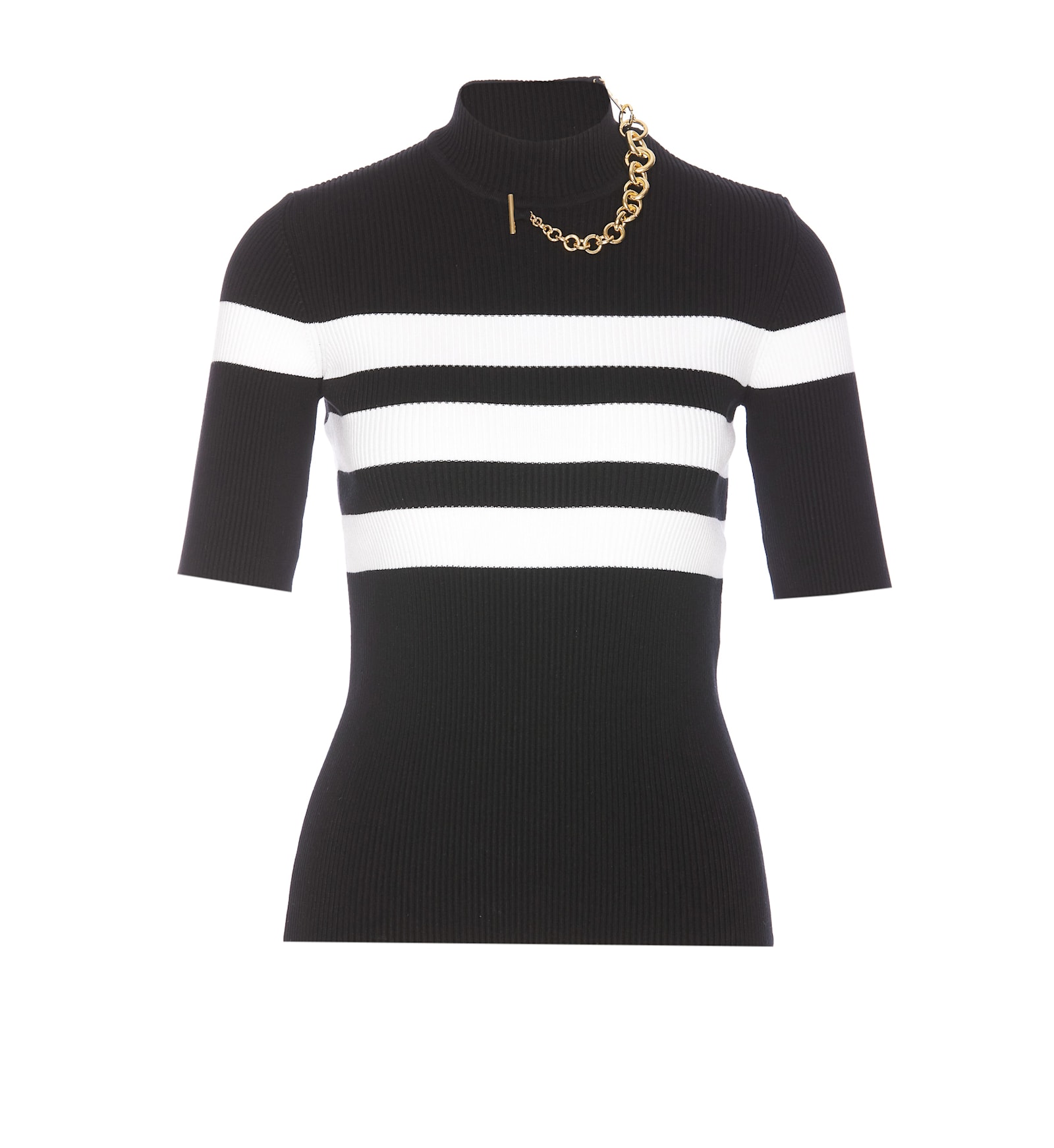 Jean Paul Gaultier The Viscose Knitted Short Sleeves Pullover